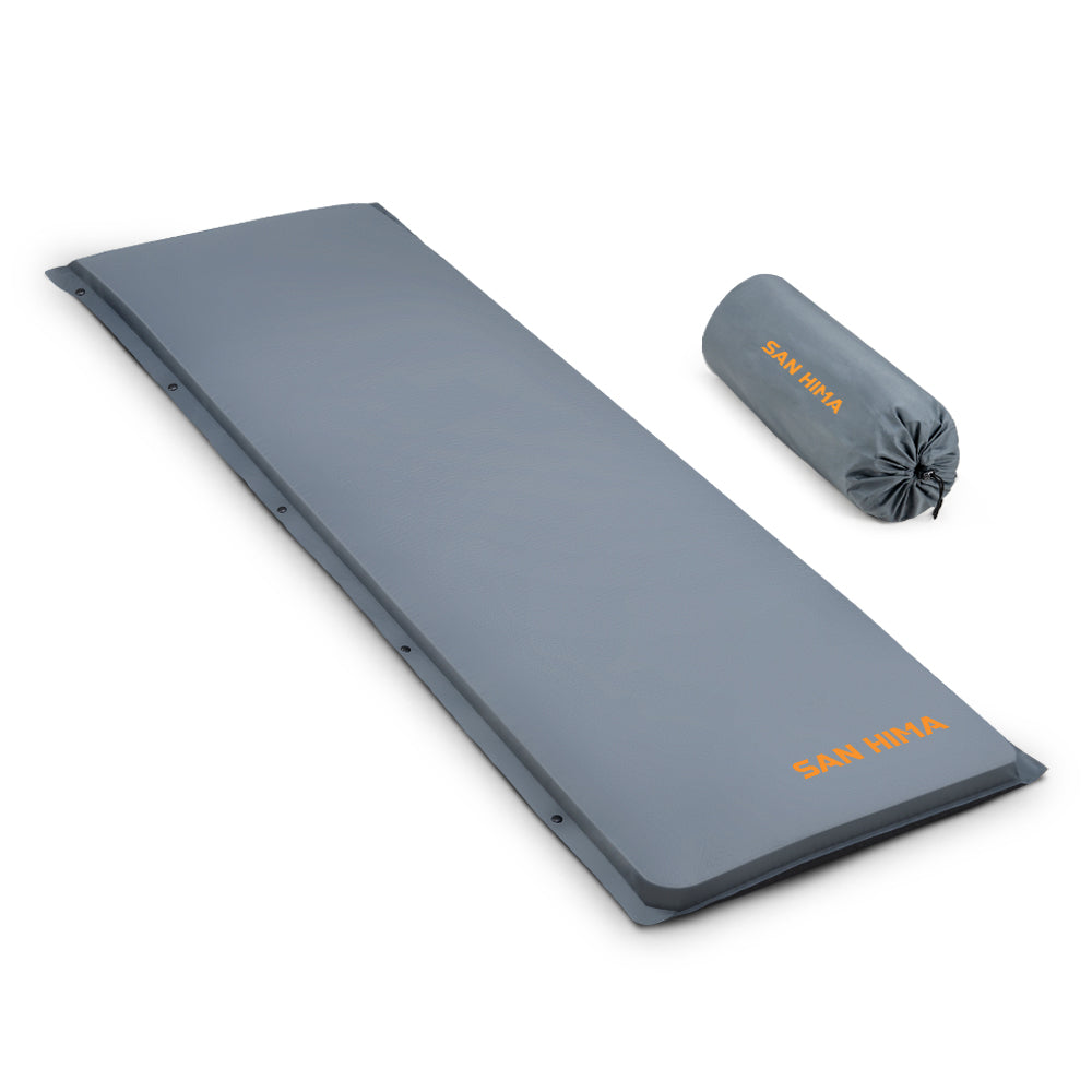 San Hima Self Inflating Mattress 10cm Sleeping Mat Camping Hiking Air Bed Single - Sunyee