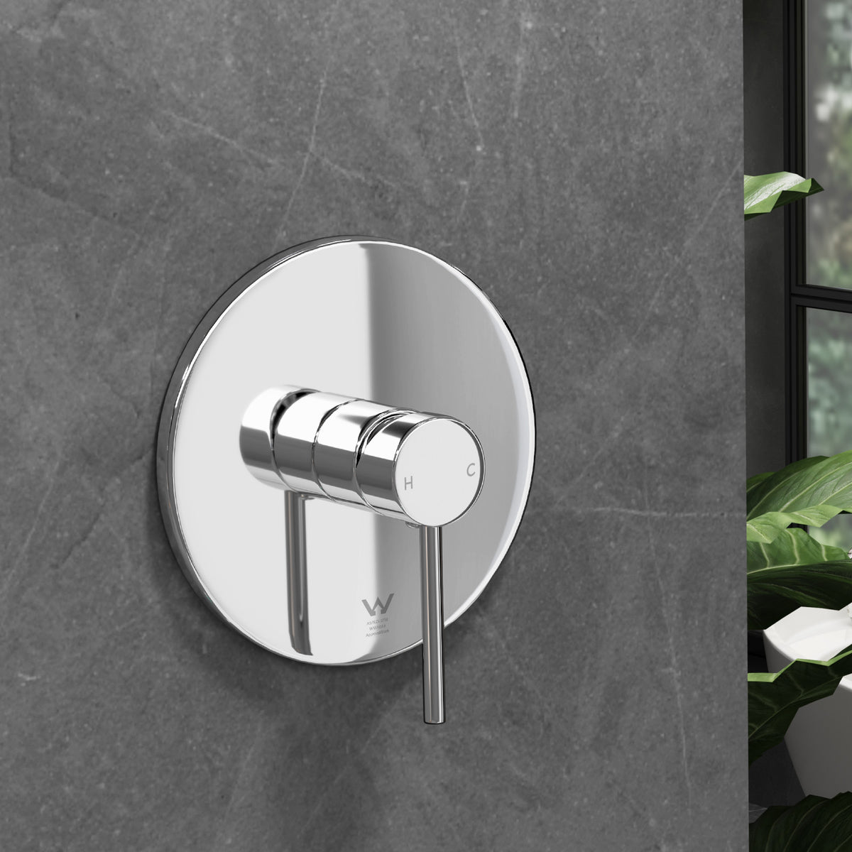 Welba 250mm Shower Head Set Square Round Handheld Shower Mixer Tap Combo WELS