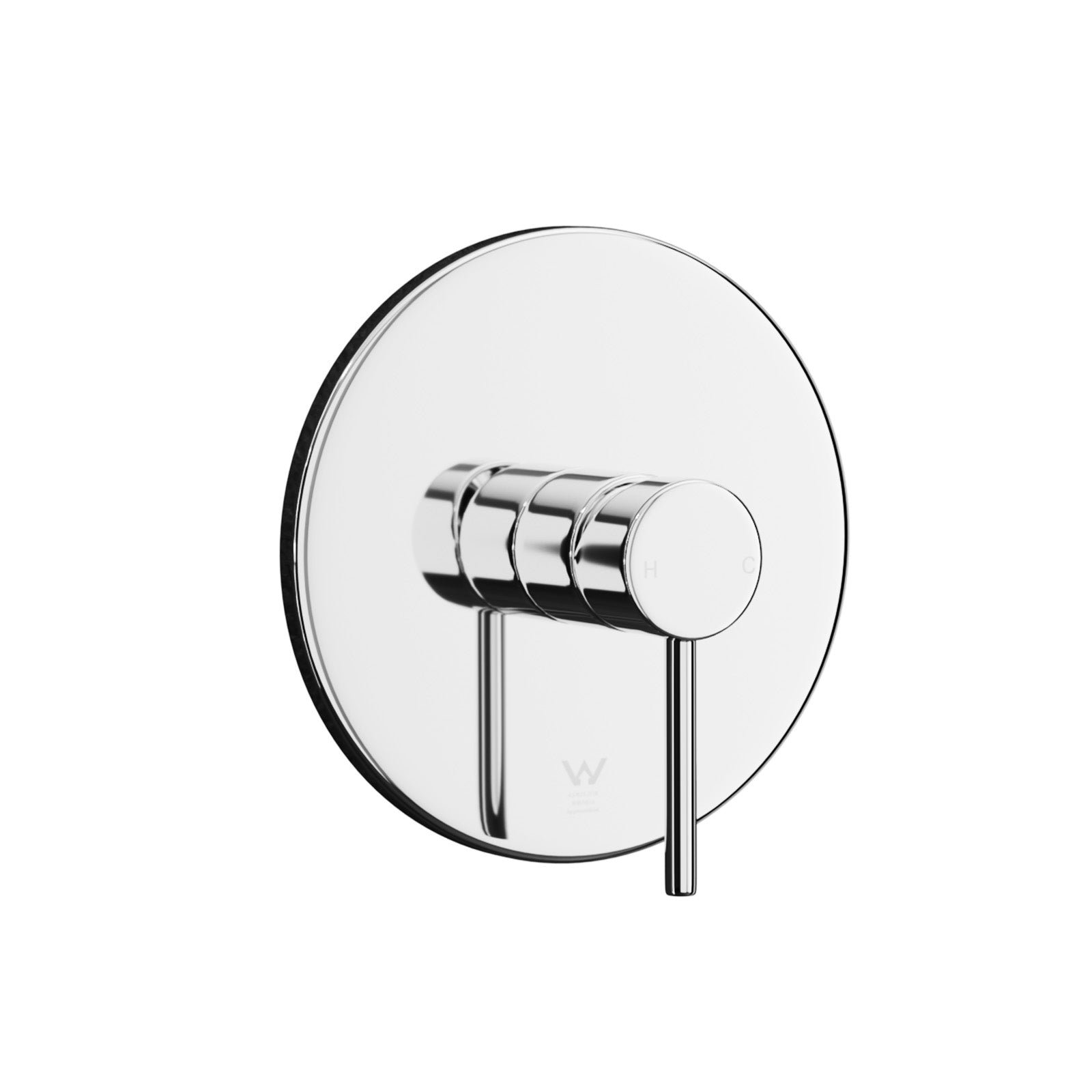 Welba Shower Mixer Tap Bathroom Wall Tapware Brass Tapware Round Chrome - Sunyee