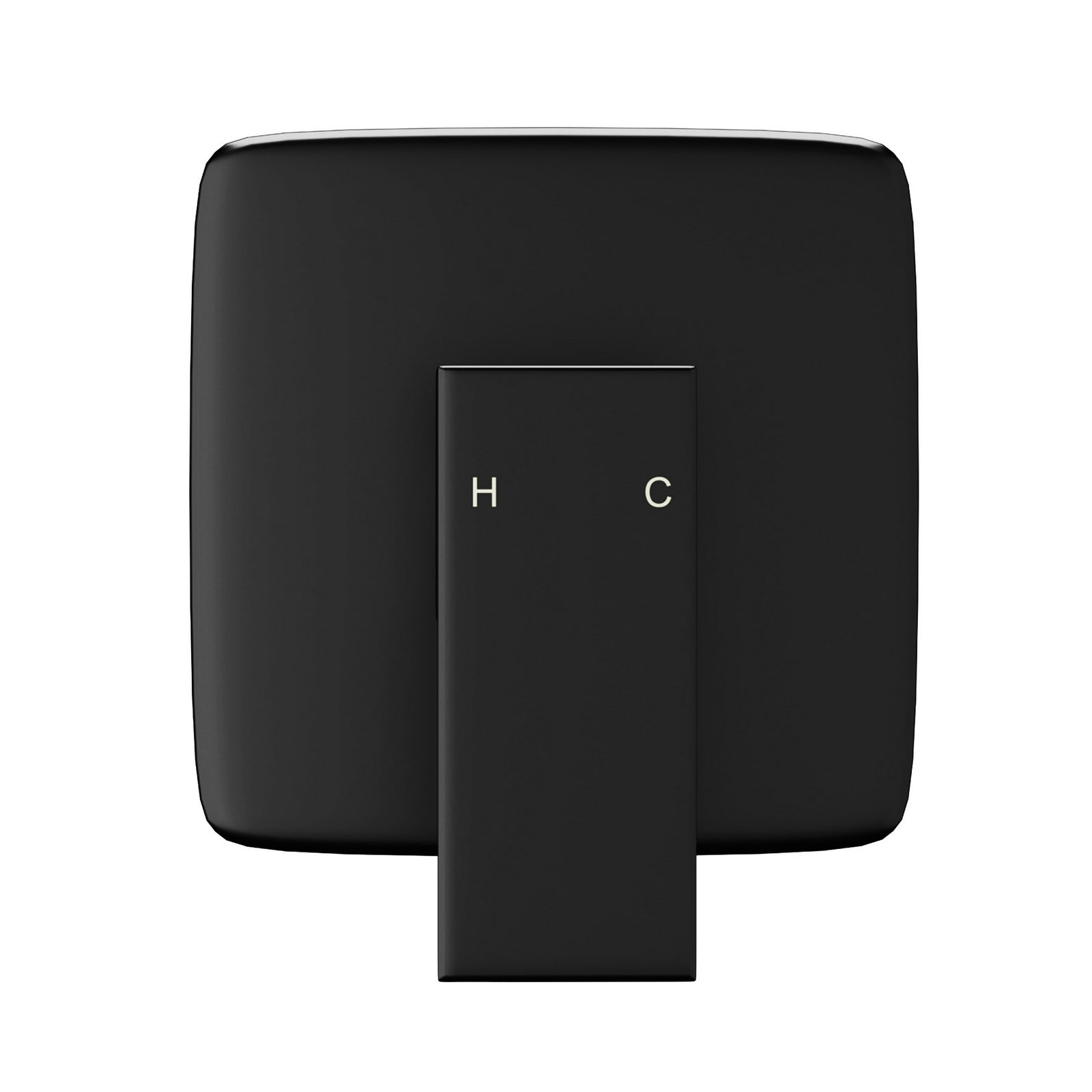 Welba Shower Mixer Tap Bathroom Wall Tapware Brass Tapware Square Black - Sunyee