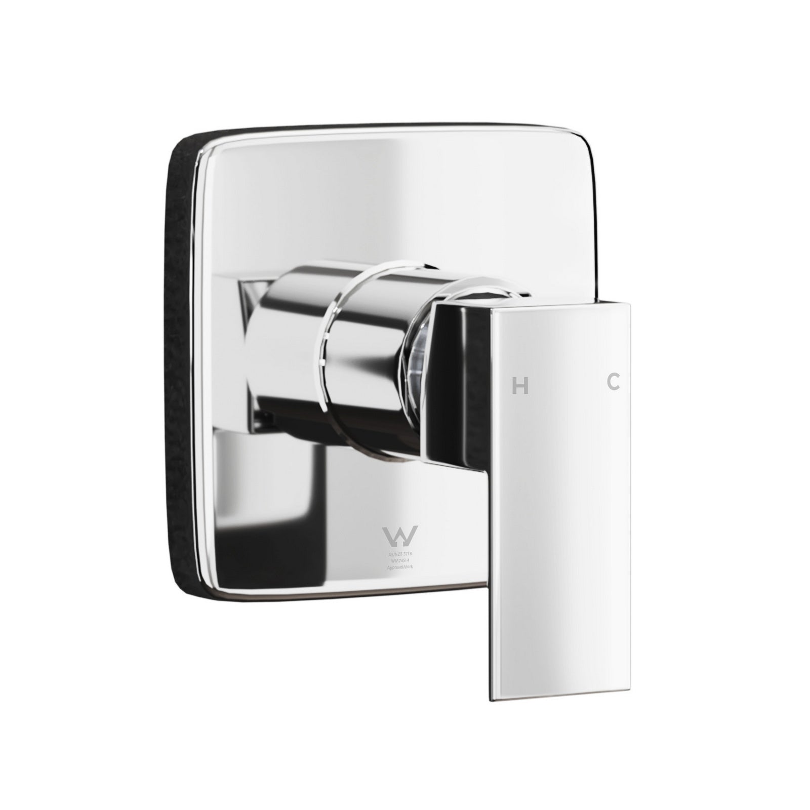 Welba Shower Mixer Tap Bathroom Wall Tapware Brass Tapware Square Chrome - Sunyee