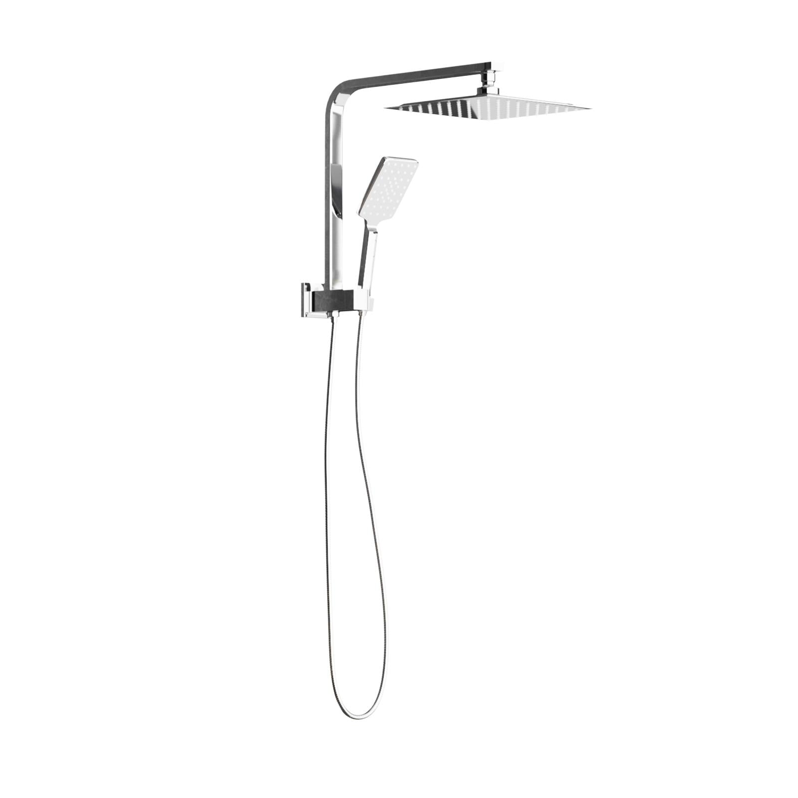 Welba 250mm Shower Head Set Square Round Handheld Shower Mixer Tap Combo WELS - Sunyee