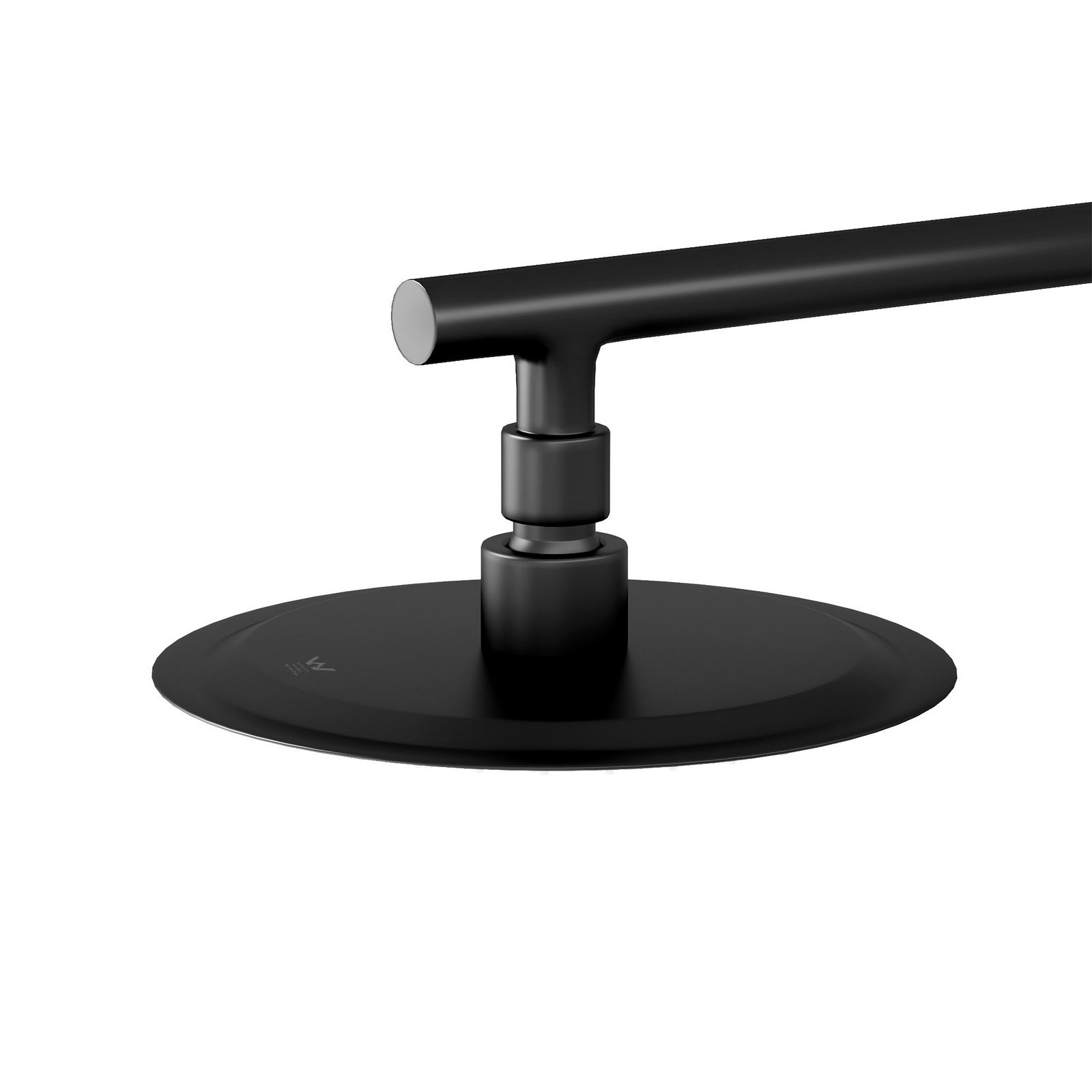 Welba 10" Rain Shower Head Set Round 3-Mode Handheld Shower Gooseneck Black - Sunyee