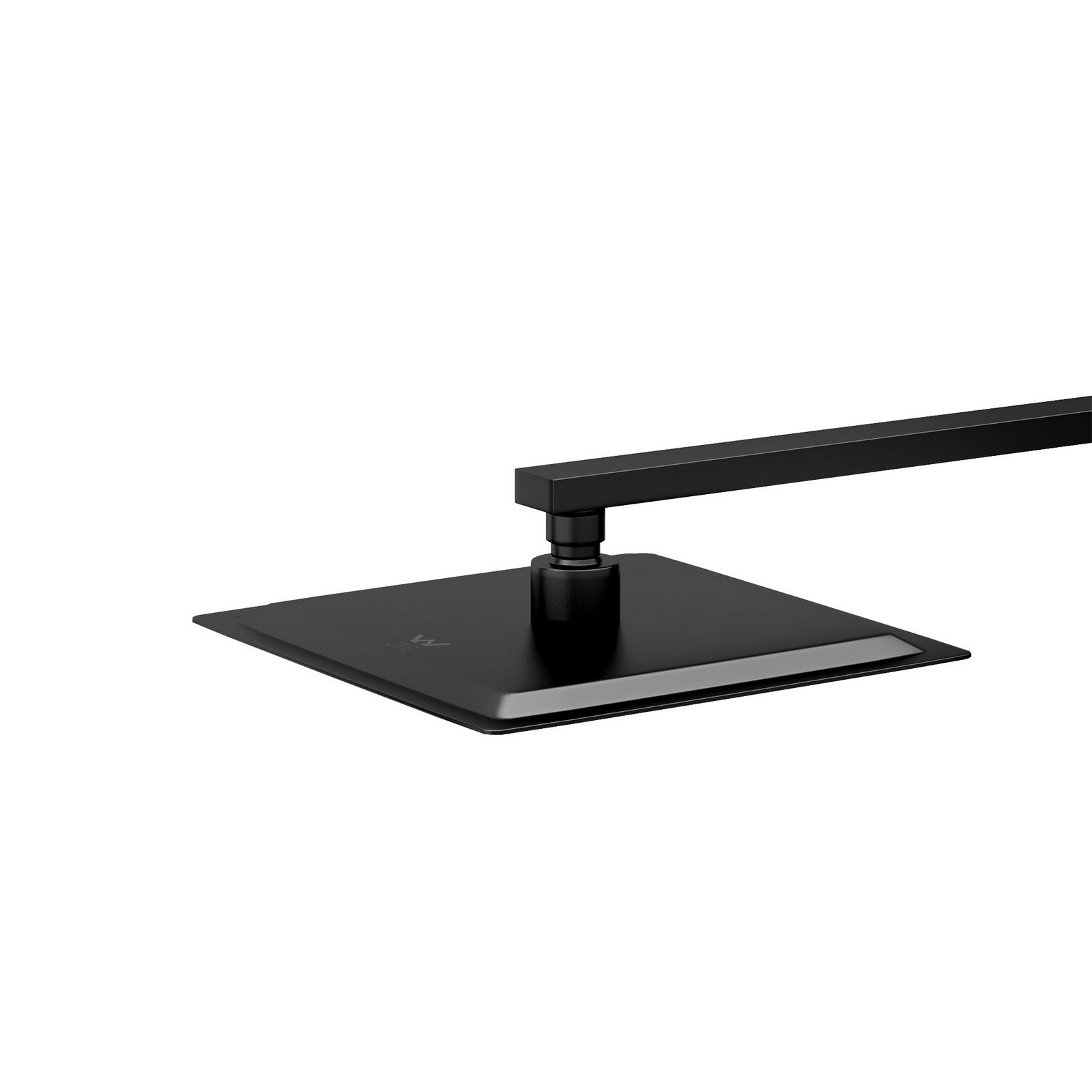 Welba 10" Rain Shower Head Set Square 3-Mode Handheld Shower Gooseneck Black - Sunyee