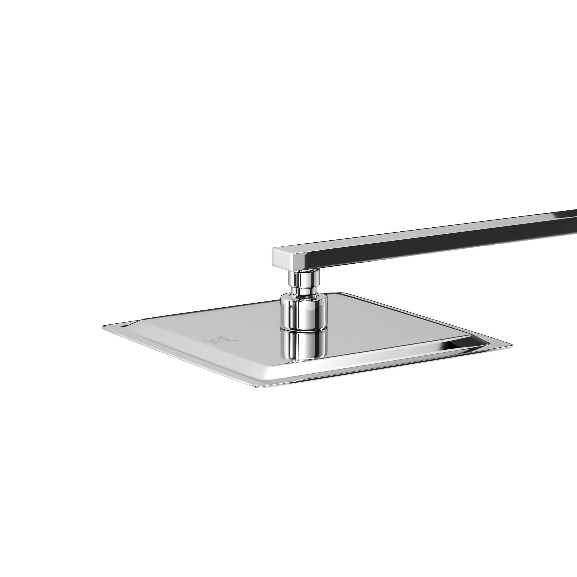 Welba 10" Rain Shower Head Set With Mixer Square 3-Mode Handheld Shower Chrome - Sunyee