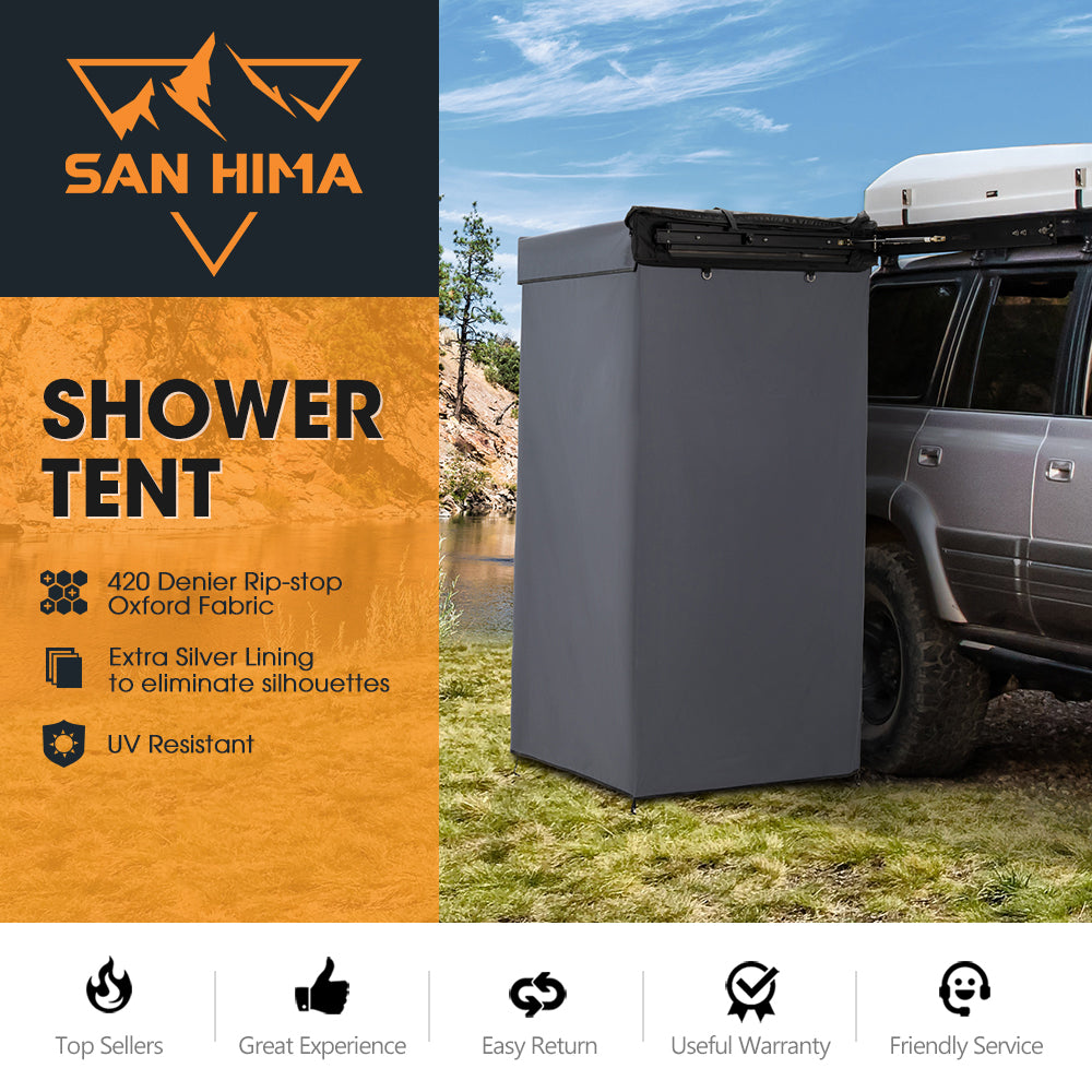 San Hima Shower Awning Instant Ensuite Tent Fold-Out Camping Change Room Toilet - Sunyee