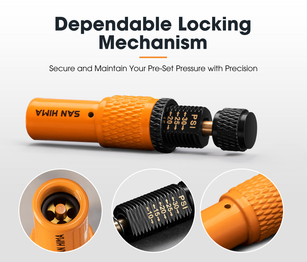 San Hima Tyre Deflators x4 Air Deflator 10~30 PSI Tire Valve Core Tool Portable - Sunyee