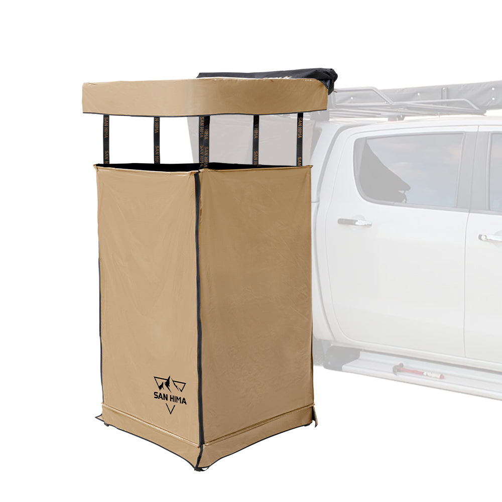 San Hima Camping Shower Tent Awning Fold-Out Instant Ensuite Change Room - Sunyee