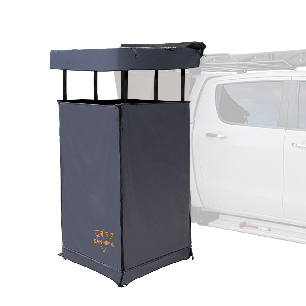San Hima Shower Tent Awning Fold-Out Instant Ensuite Built-in LED Camping Change - Sunyee