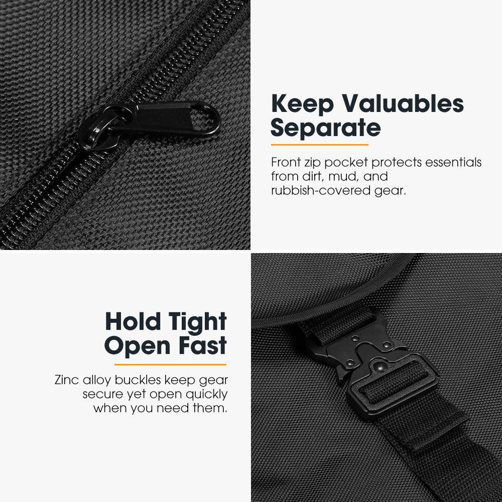 San Hima Spare Wheel Bag 70L Rubbish Bin & Accessory Storage Tote Snatch Rear - Sunyee