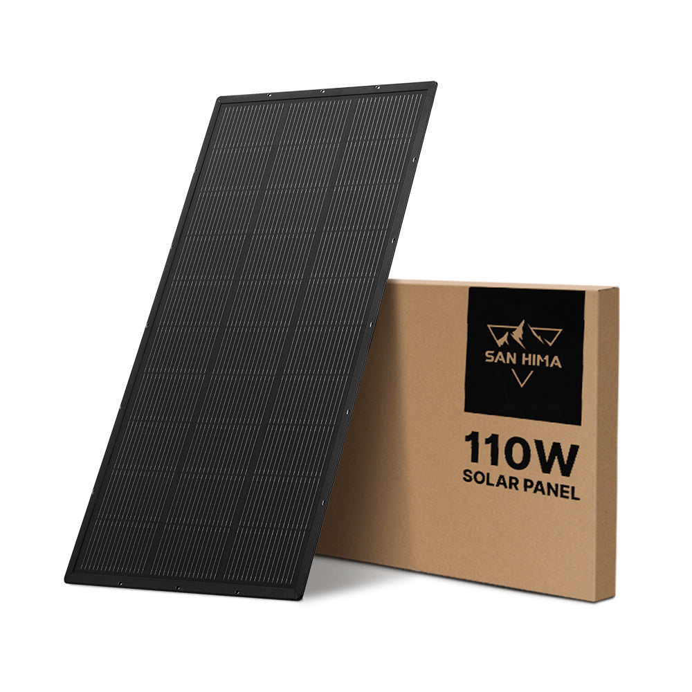 San Hima 110W PERC Solar Panel Kit Mono Multi-busbar Tech Bypass Diode 5MM