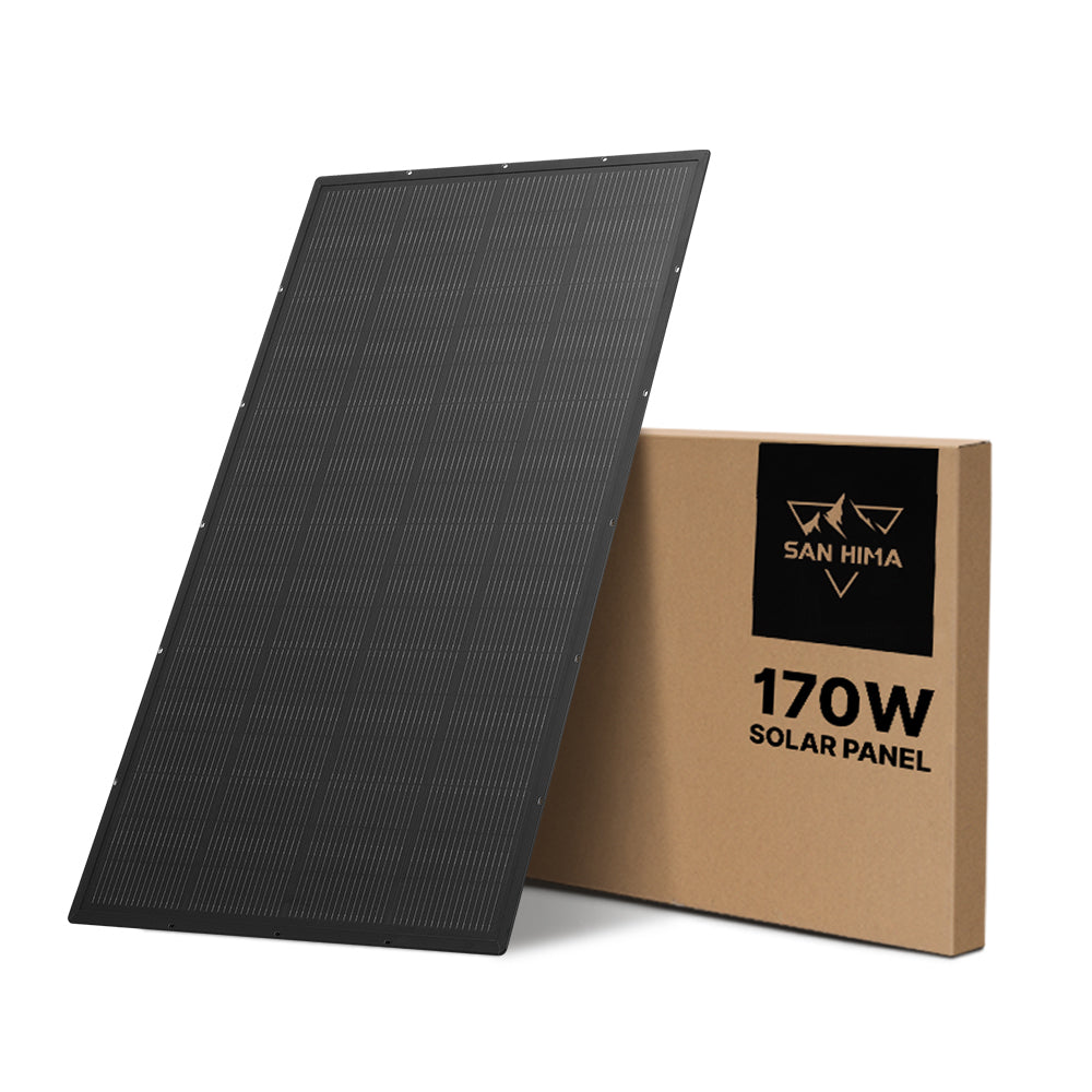 San Hima 110W 170W PERC Solar Panel Kit Mono Multi-busbar Tech Bypass Diode 5MM - Sunyee