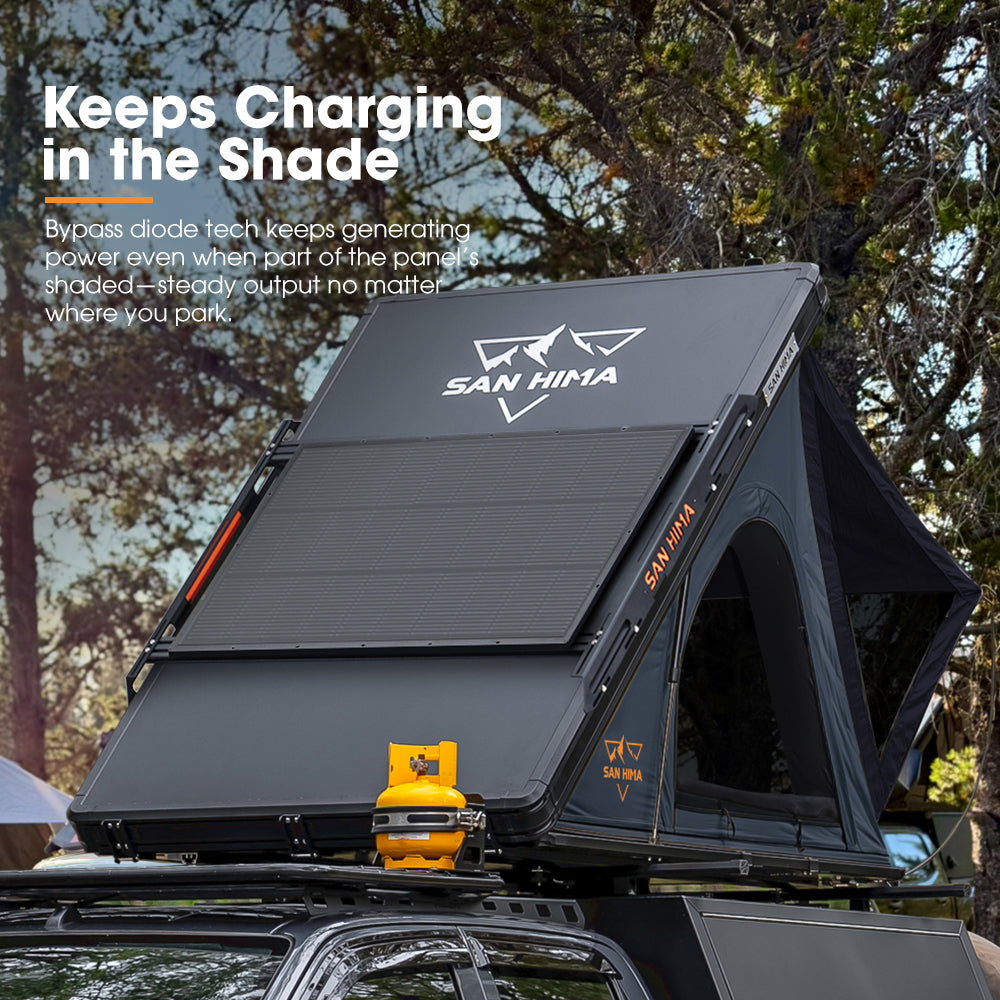 San Hima 110W 170W PERC Solar Panel Kit Mono Multi-busbar Tech Bypass Diode 5MM - Sunyee