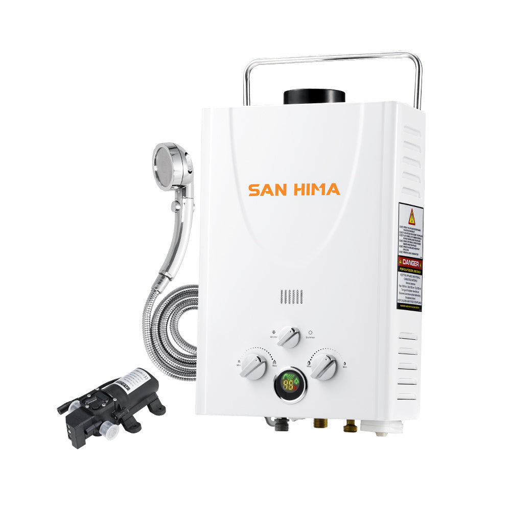San Hima Portable Gas Hot Water Heater System 8L - Sunyee