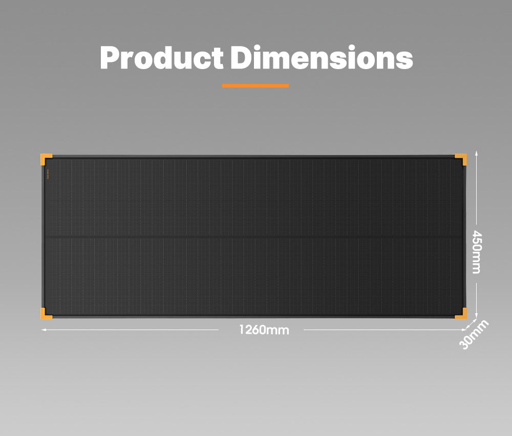 San Hima 120W Solar Panel Kit Mono Shingled Fixed Power Camping Battery Charging - Sunyee