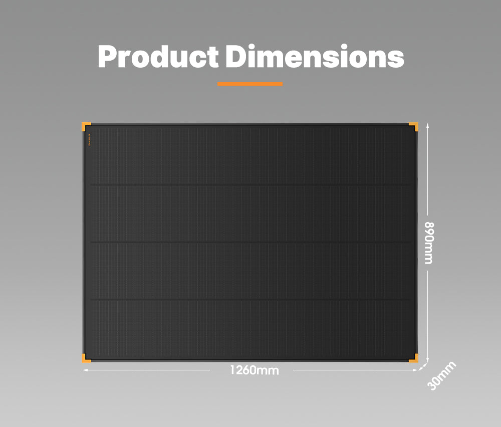 San Hima 200W Solar Panel Kit Mono Shingled Fixed Power Caravan Camping - Sunyee
