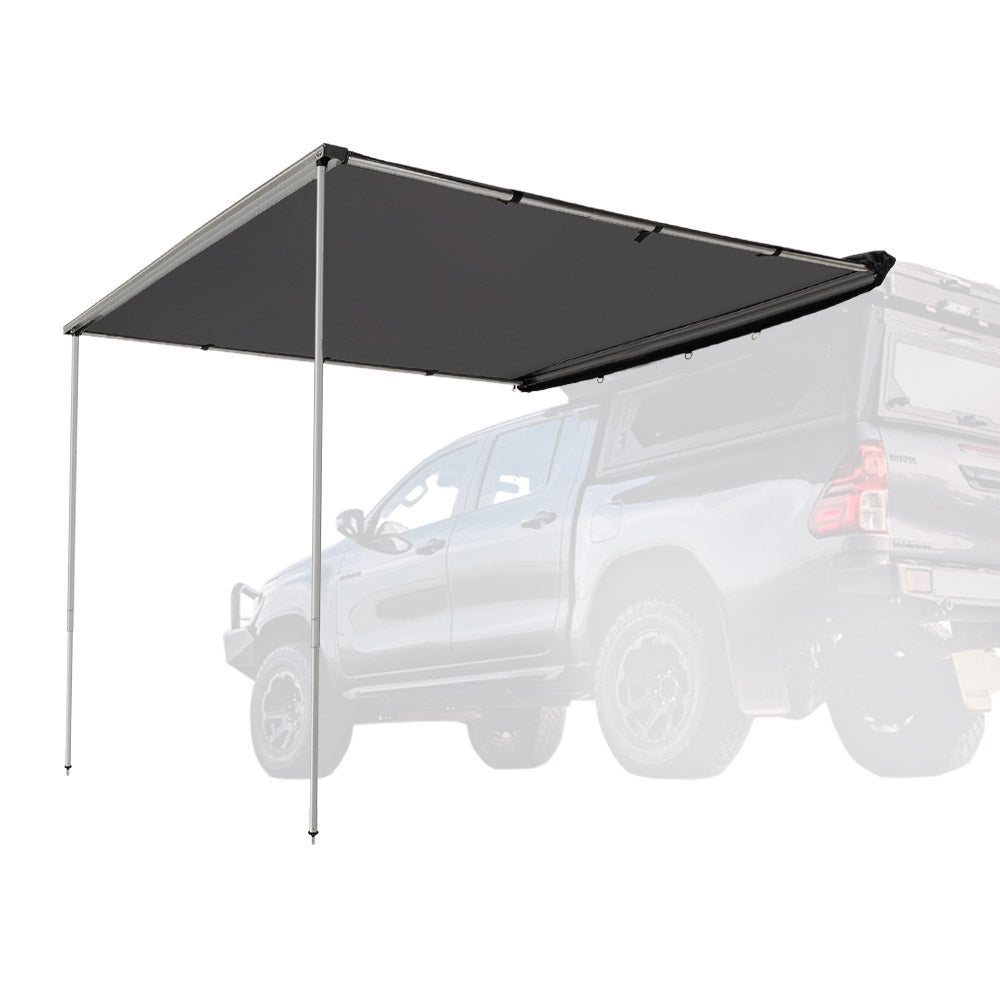 San Hima Car Side Awning 1.4x2m Pull-out Telescoping Poles Waterproof Car Shade - Sunyee