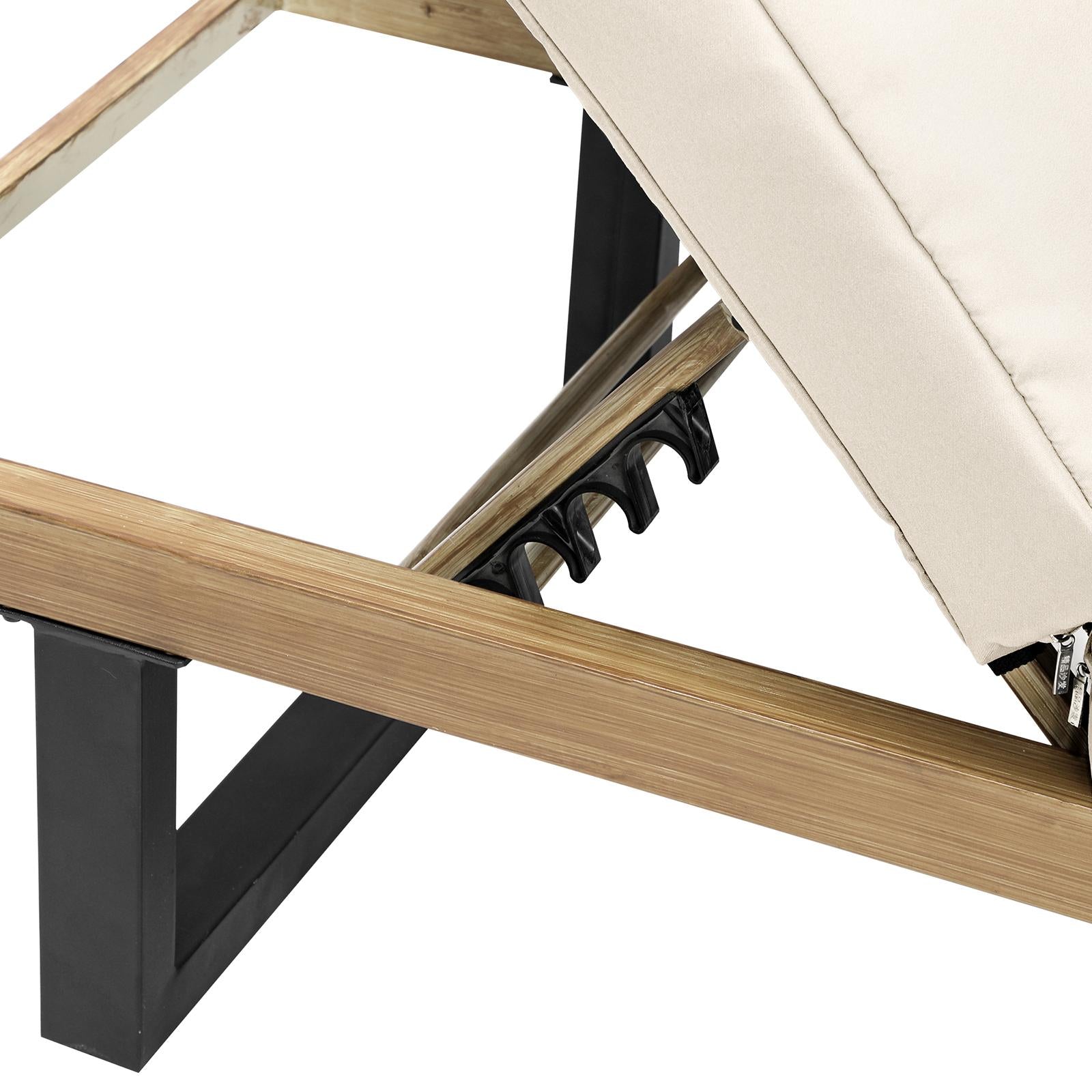 Livsip 2X Sun Lounge Outdoor Lounger Patio Furniture Setting Day Bed Garden - Sunyee