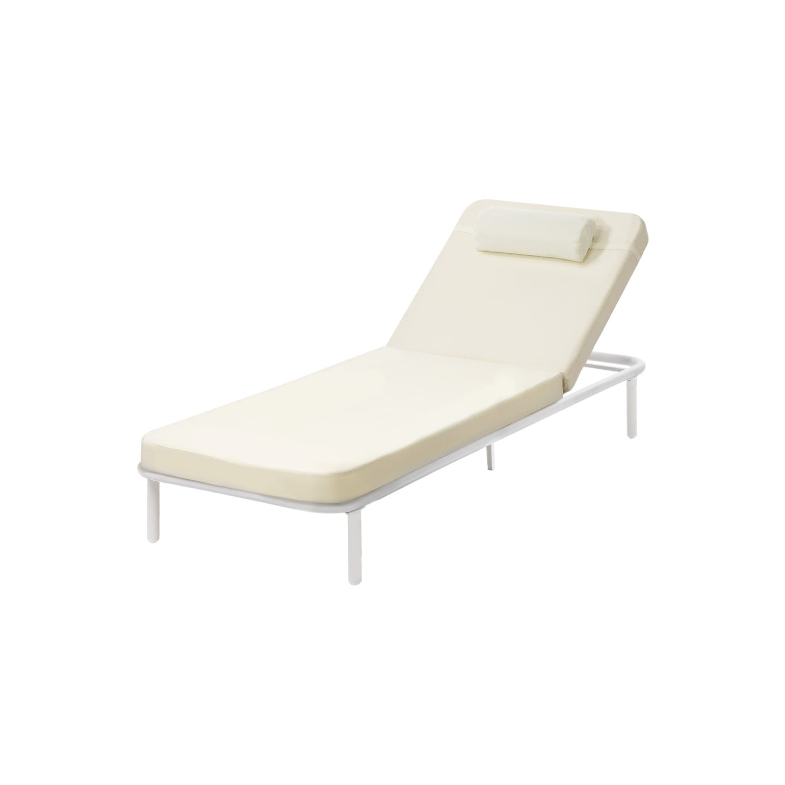 Livsip Sun Lounge Outdoor Lounger Sofa Day Bed Patio Furniture Setting Beige - Sunyee