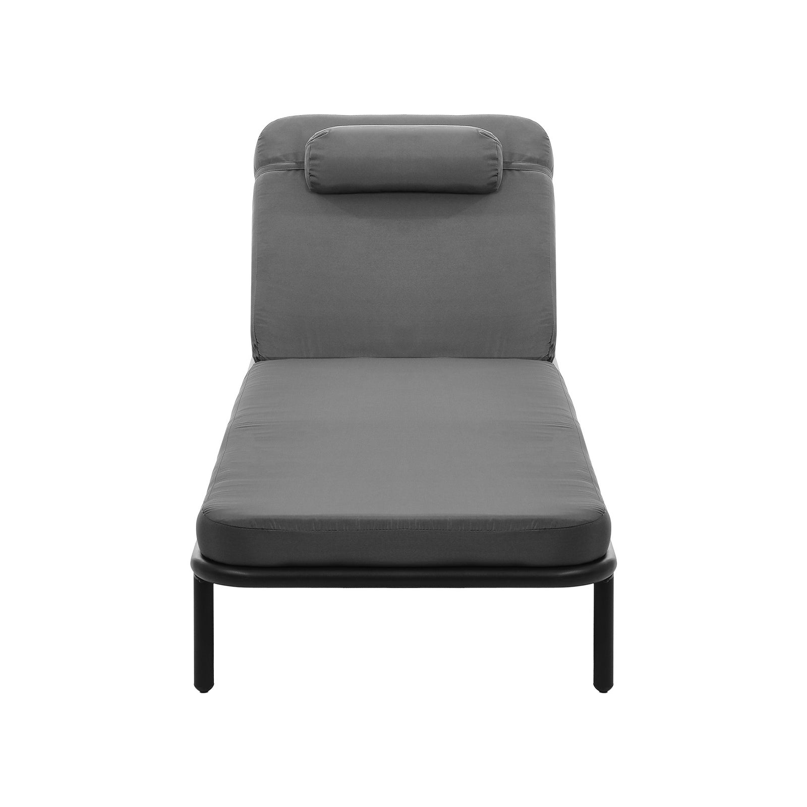 Livsip Sun Lounge Outdoor Lounger Sofa Day Bed Patio Furniture Setting Grey - Sunyee