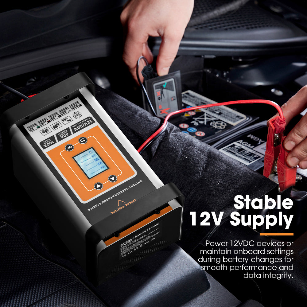 San Hima 40A Smart Battery Charger & Engine Starter For Lead Acid LiFePo4 AGM - Sunyee