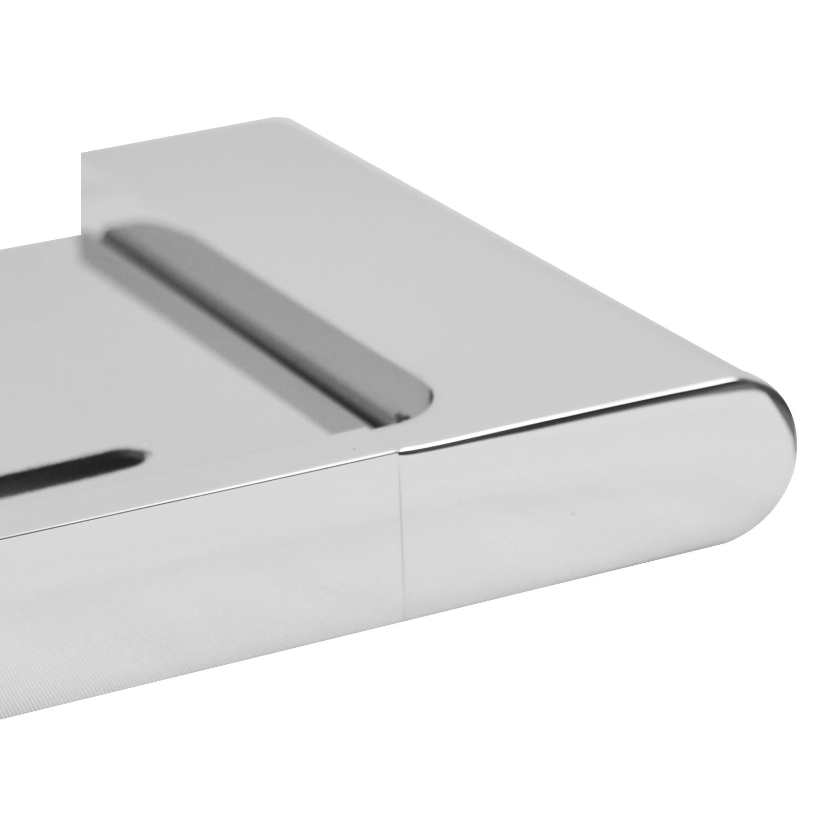 Bathroom Shower Shelf Metal Rack Wall Mounted Storage Shelving SMS Chrome - Sunyee