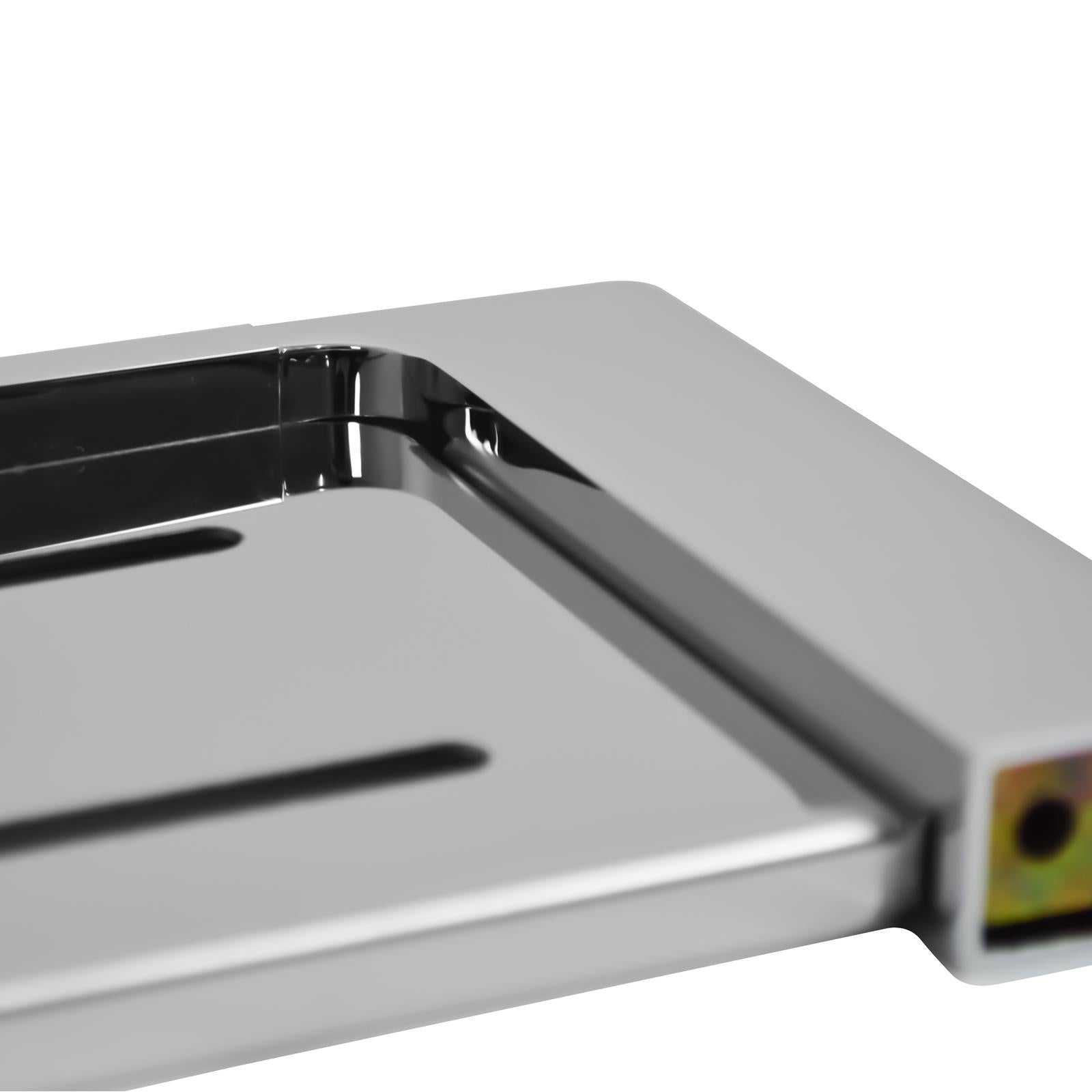 Bathroom Shower Shelf Metal Rack Wall Mounted Storage Shelving SMS Chrome - Sunyee