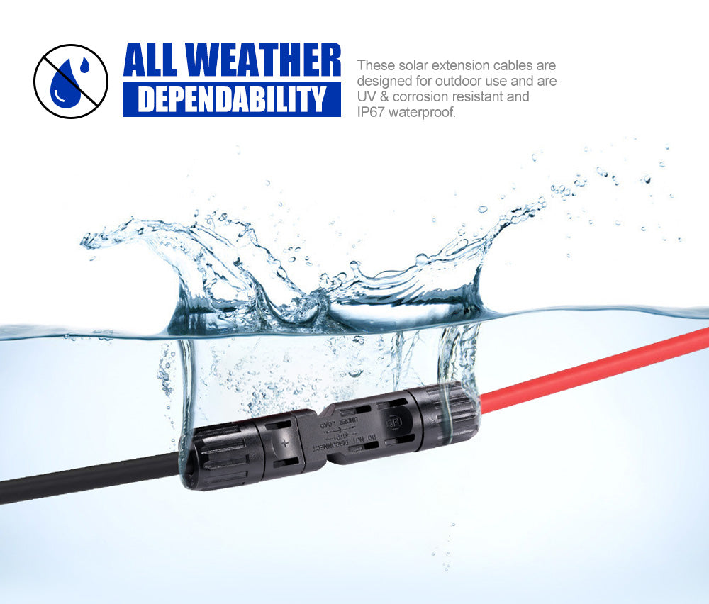 Atem Power 2x 5m Extension Cable Wire 6mm² - Sunyee