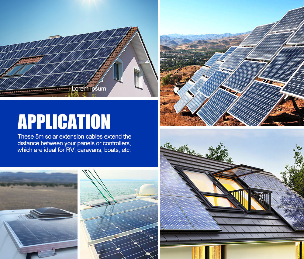 Atem Power 2x 5m Extension Cable Wire 6mm² - Sunyee