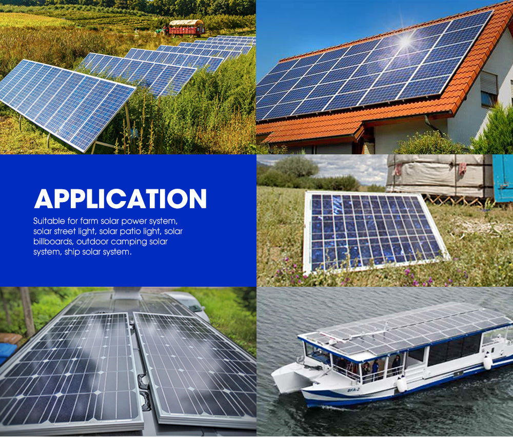 20A Solar Charge Controller 12V 24V Lithium Battery Panel Regulator 2 USB LCD - Sunyee