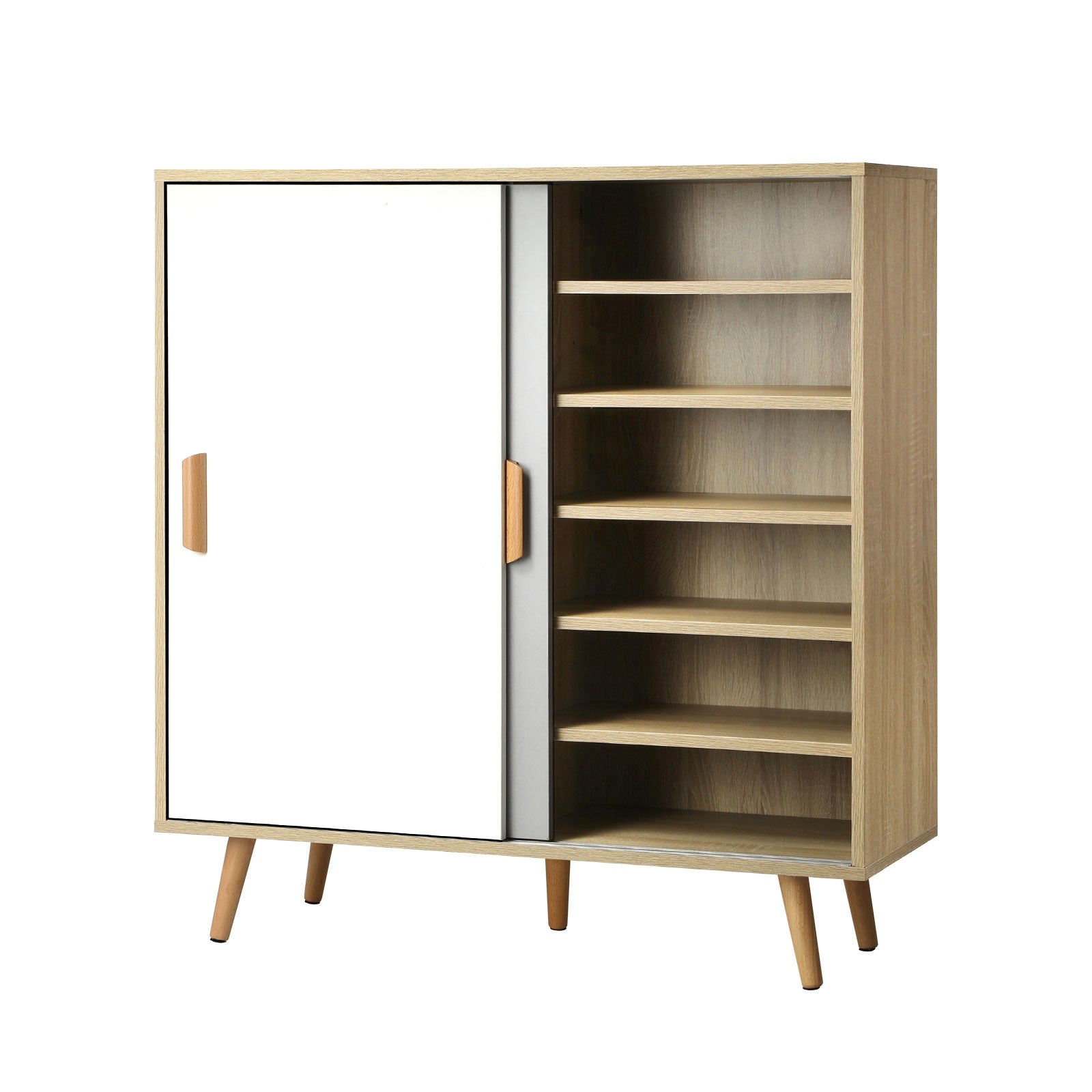 Oikiture Shoes Rack Shoe Storage Cabinet Organiser Sideboard Shelf Cupboard - Sunyee