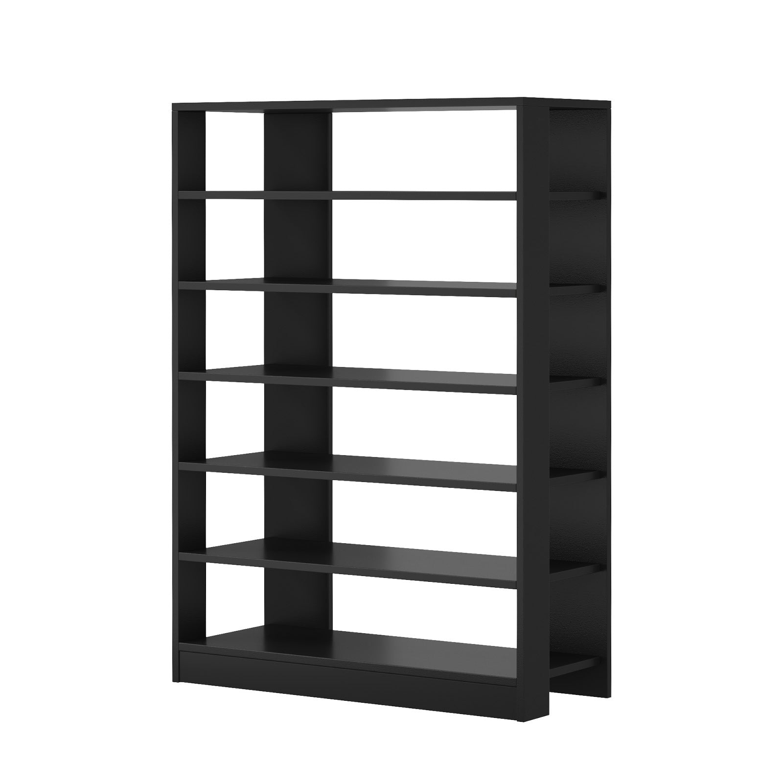 Oikiture Shoe Rack 7 Tiers Shelf Storage Cabinet Organiser 42 Pairs Black - Sunyee