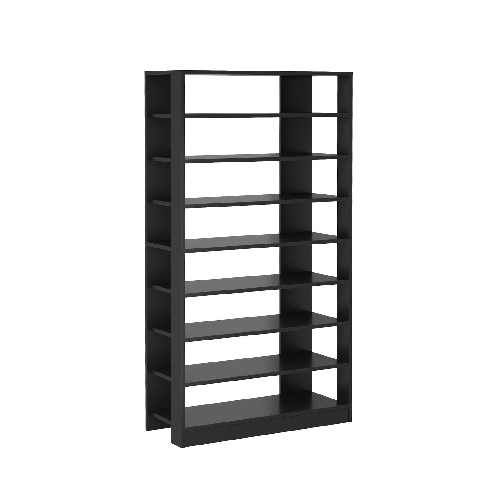 Oikiture Shoe Rack 9 Tiers Shelf Storage Cabinet Organiser 54 Pairs Black