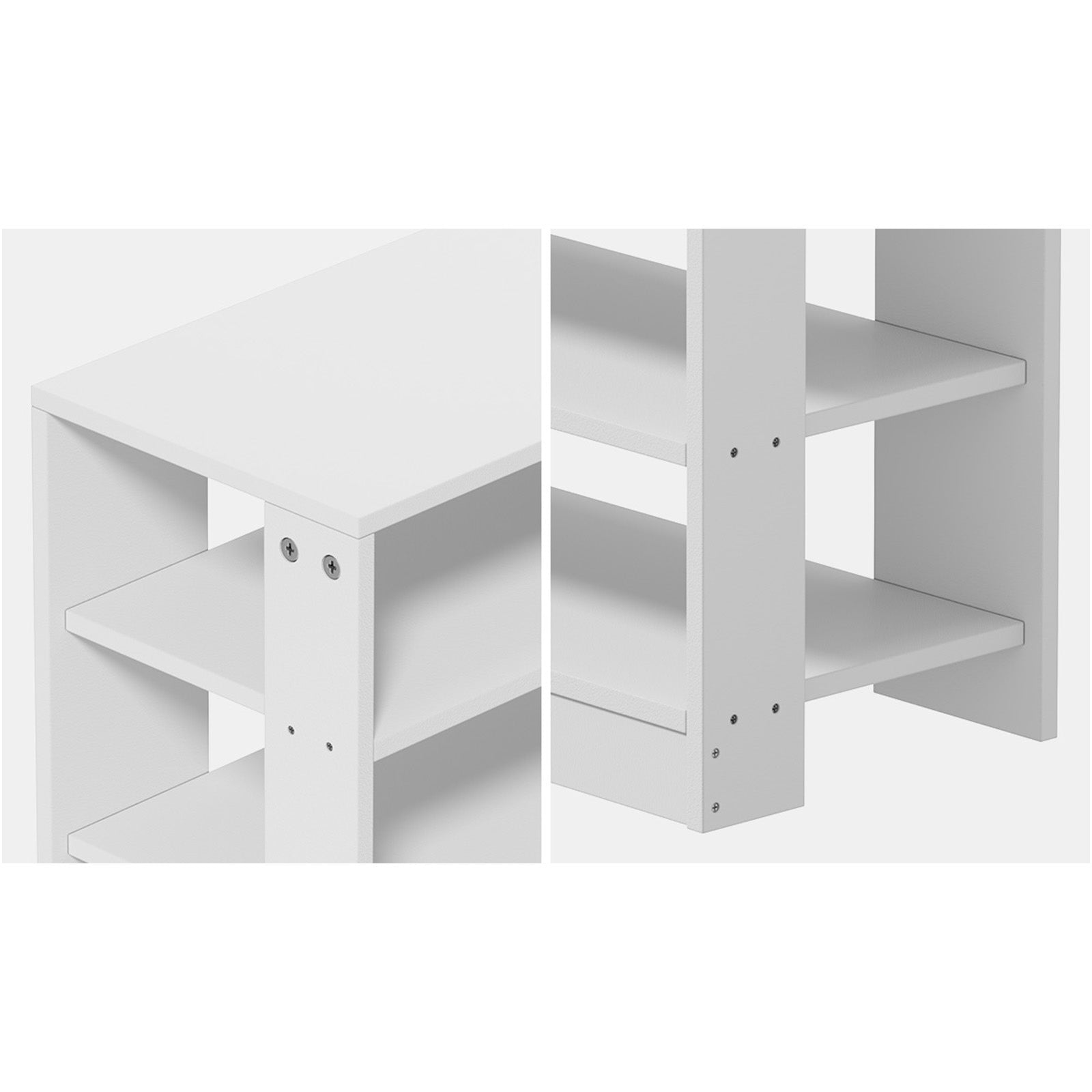 Oikiture Shoe Rack 9 Tiers Shelf Storage Cabinet Organiser 54 Pairs White