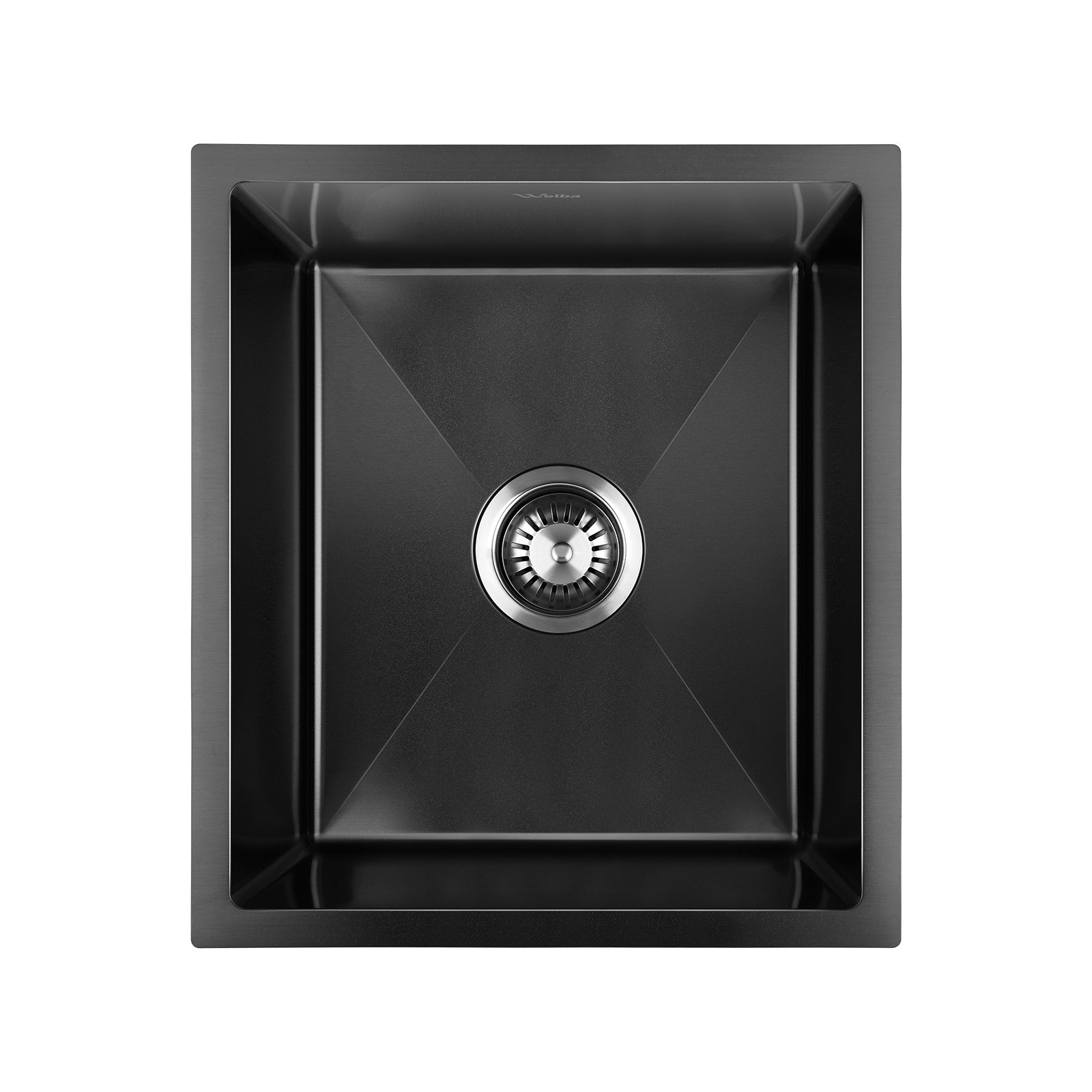 Welba Stainless Steel Kitchen Sink Bathroom Laundry Under/Top Mount Single Bowl - Sunyee