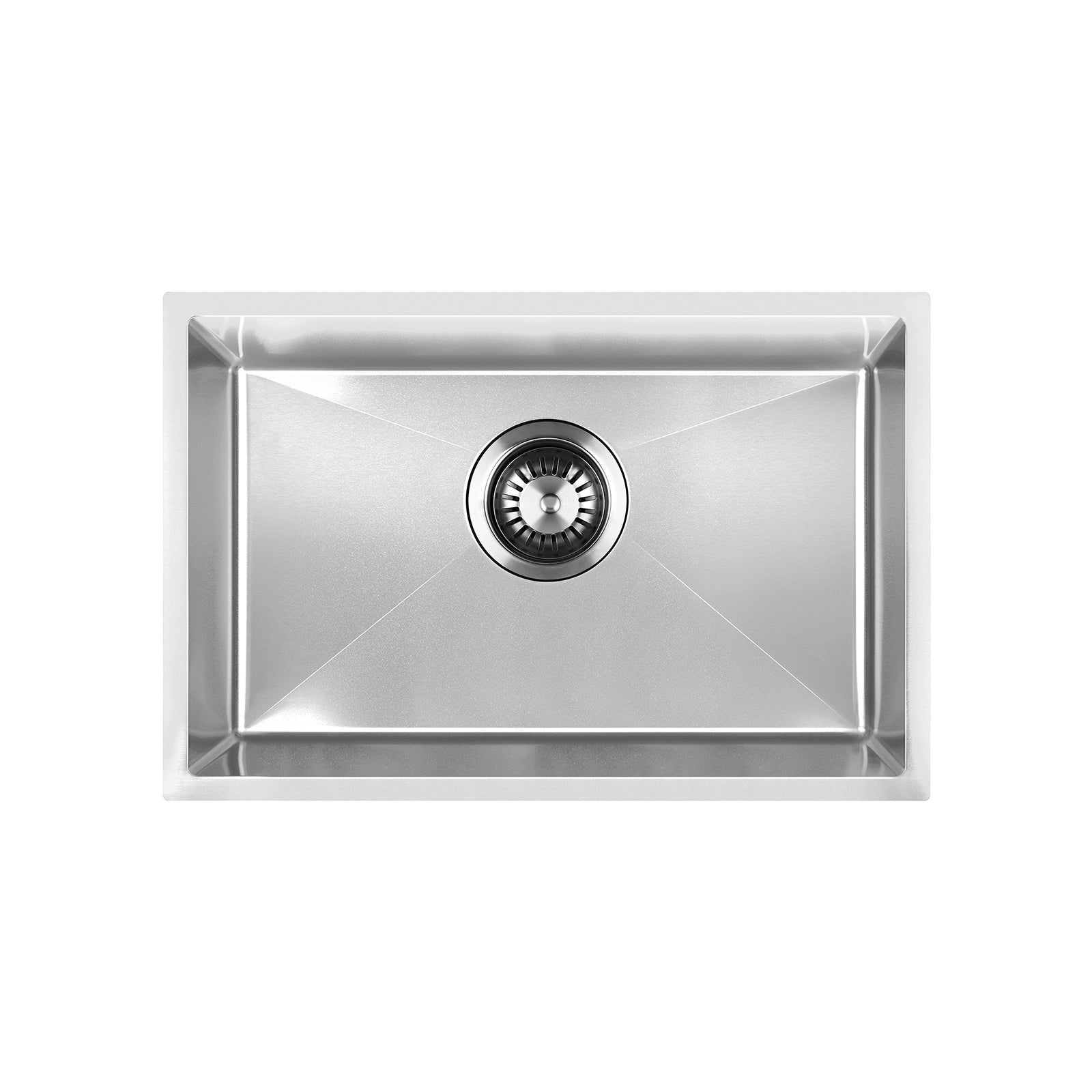 Welba Kitchen Sink Stainless Steel Bathroom Laundry Basin Single Silver 45X30CM - Sunyee