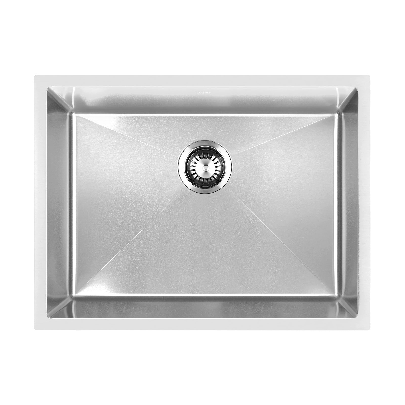 Welba Kitchen Sink Stainless Steel Single Double Bowl Basin With Waste Silver - Sunyee