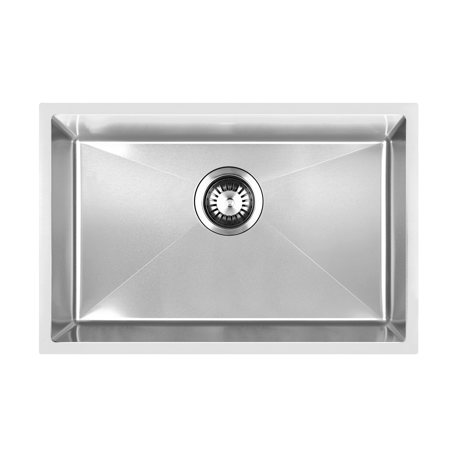 Welba Kitchen Sink Stainless Steel Single Double Bowl Basin With Waste Silver - Sunyee