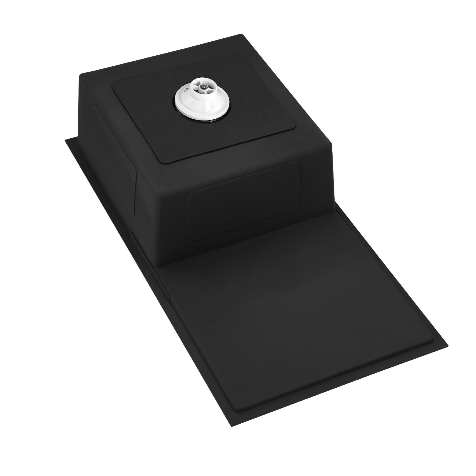 Welba Kitchen Sink 87X45CM Stainless Steel Single Bowl Basin With Waste Black - Sunyee