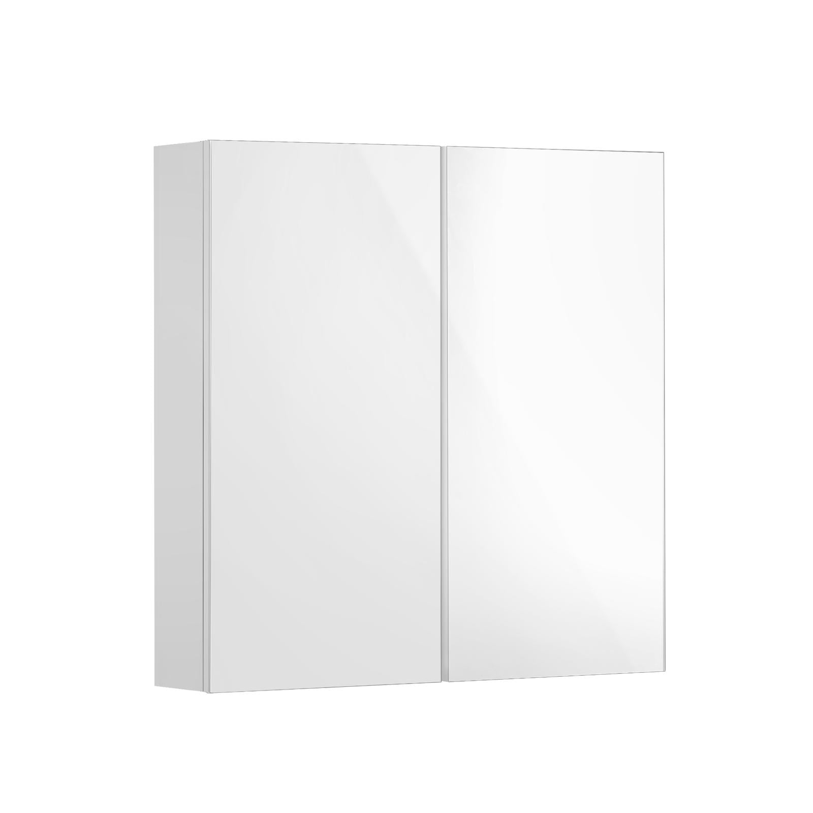 Welba Bathroom Mirror Cabinet Vanity Medicine Shaving Wall Storage 600mmx720mm - Sunyee