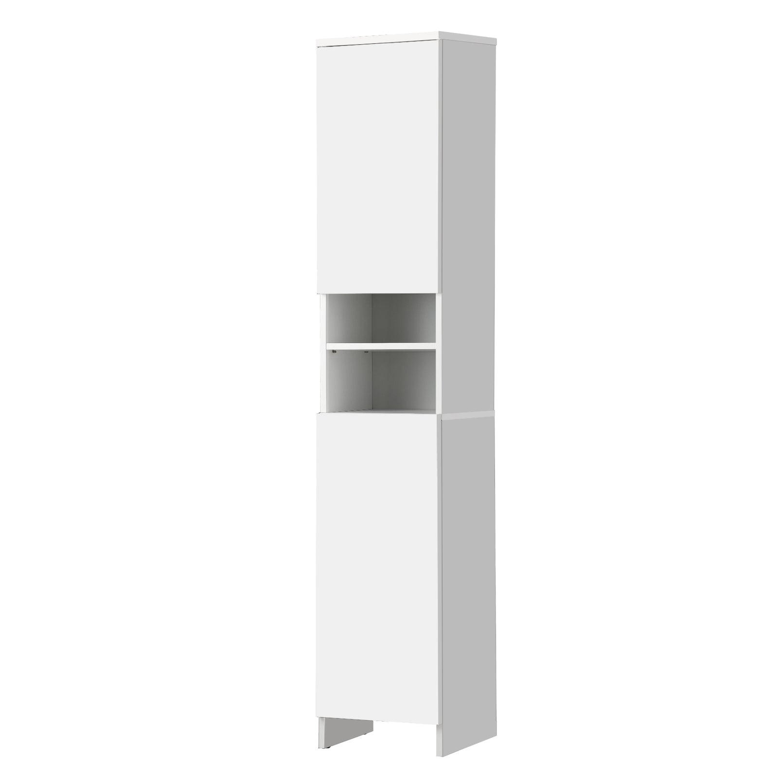 Oikiture Bathroom Cabinet Storage Laundry Tall Slim Toilet Floor Cupboard - Sunyee