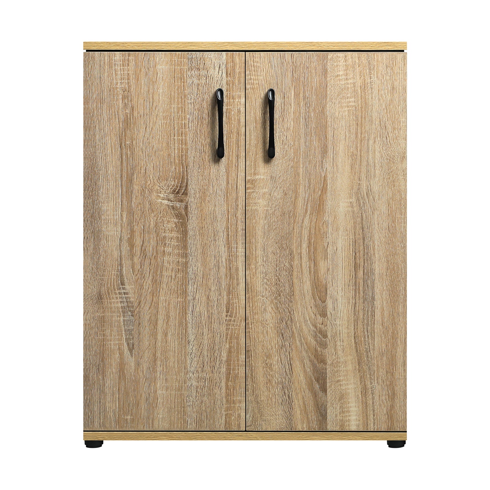 Oikiture Storage Cabinet Bathroom Cabinet Freestanding Cupboard Organiser Wooden - Sunyee
