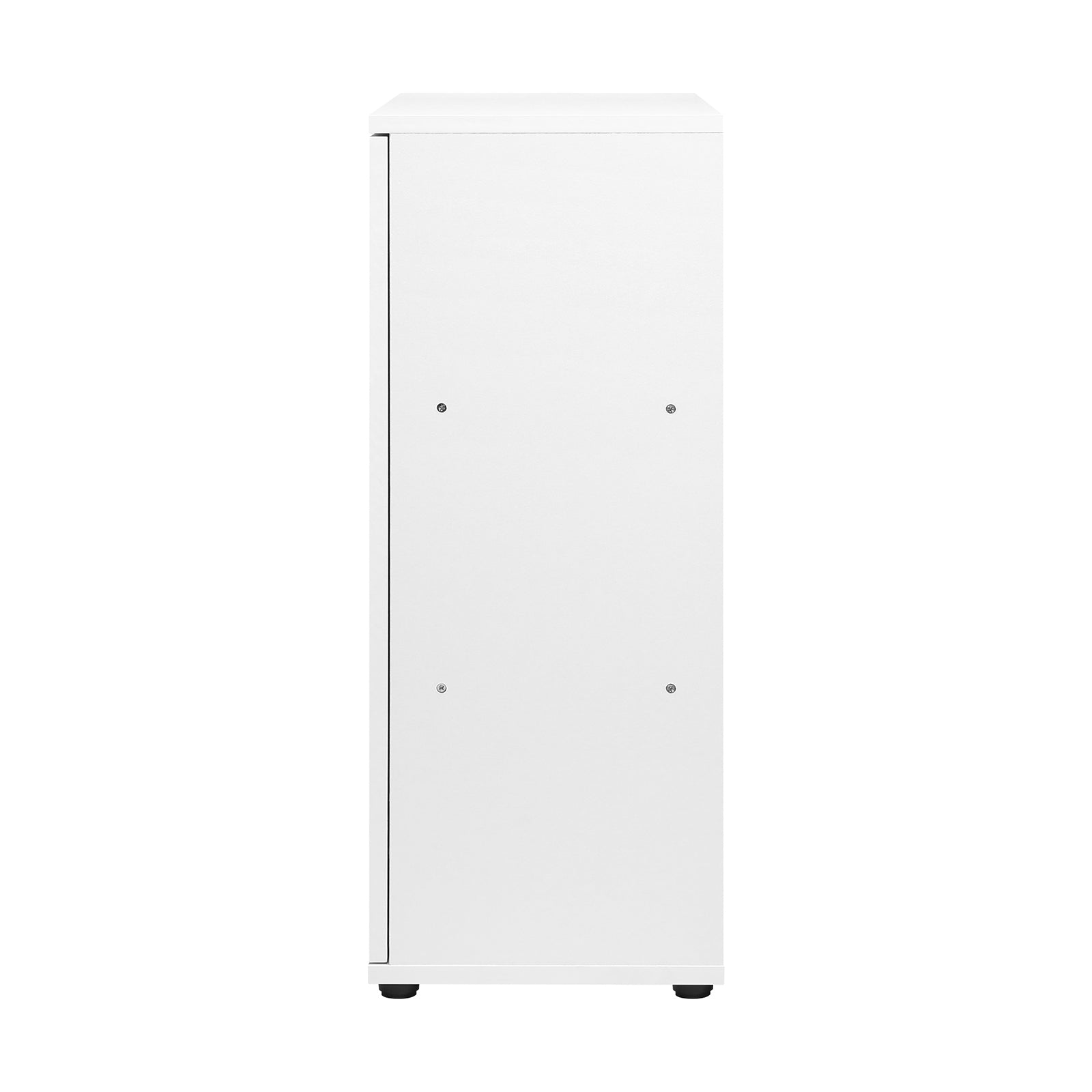 Oikiture Storage Cabinet Bathroom Cabinet Freestanding Cupboard Organiser White - Sunyee