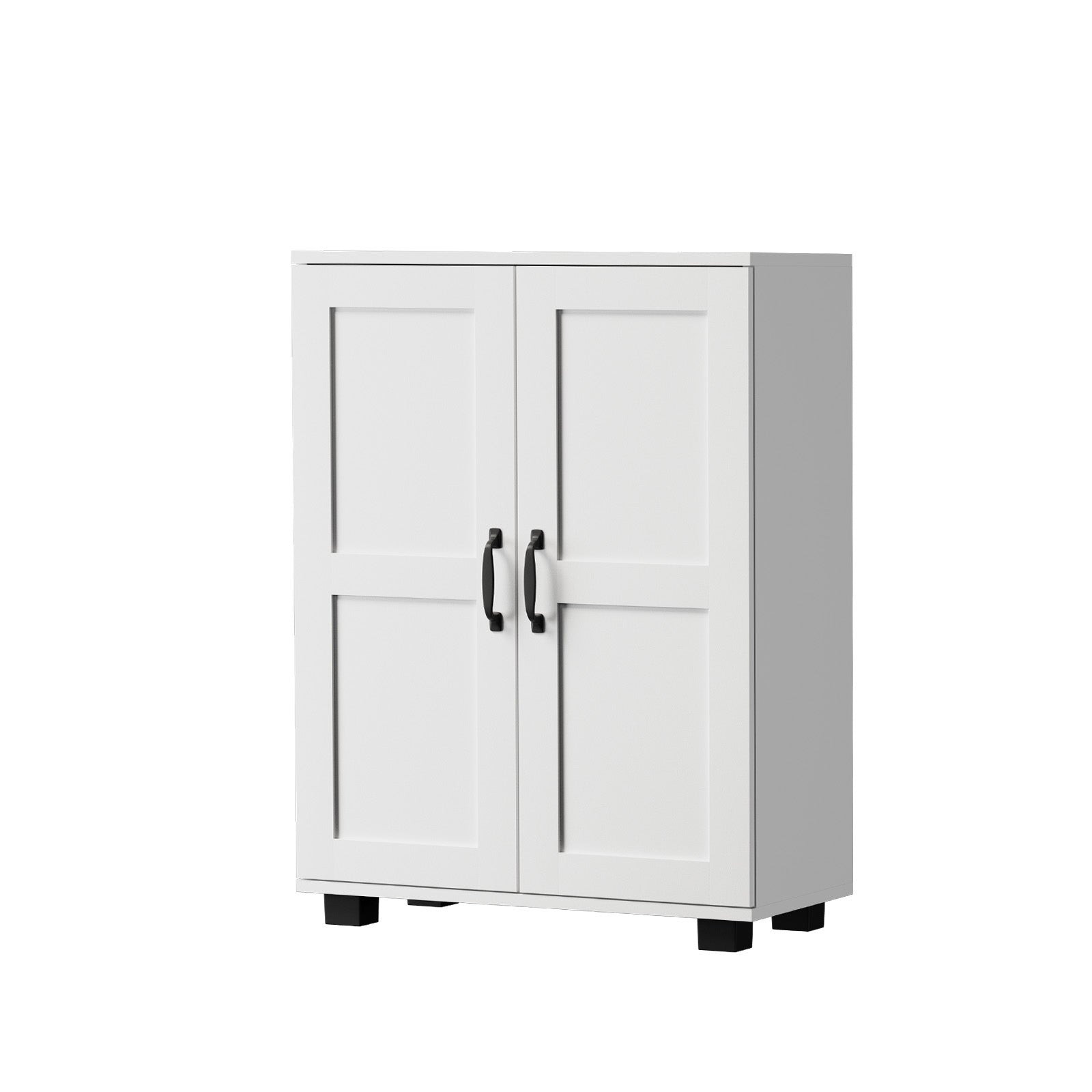 Oikiture Storage Cabinet Bathroom Buffet Sideboard 2 Door Cupboard - Sunyee