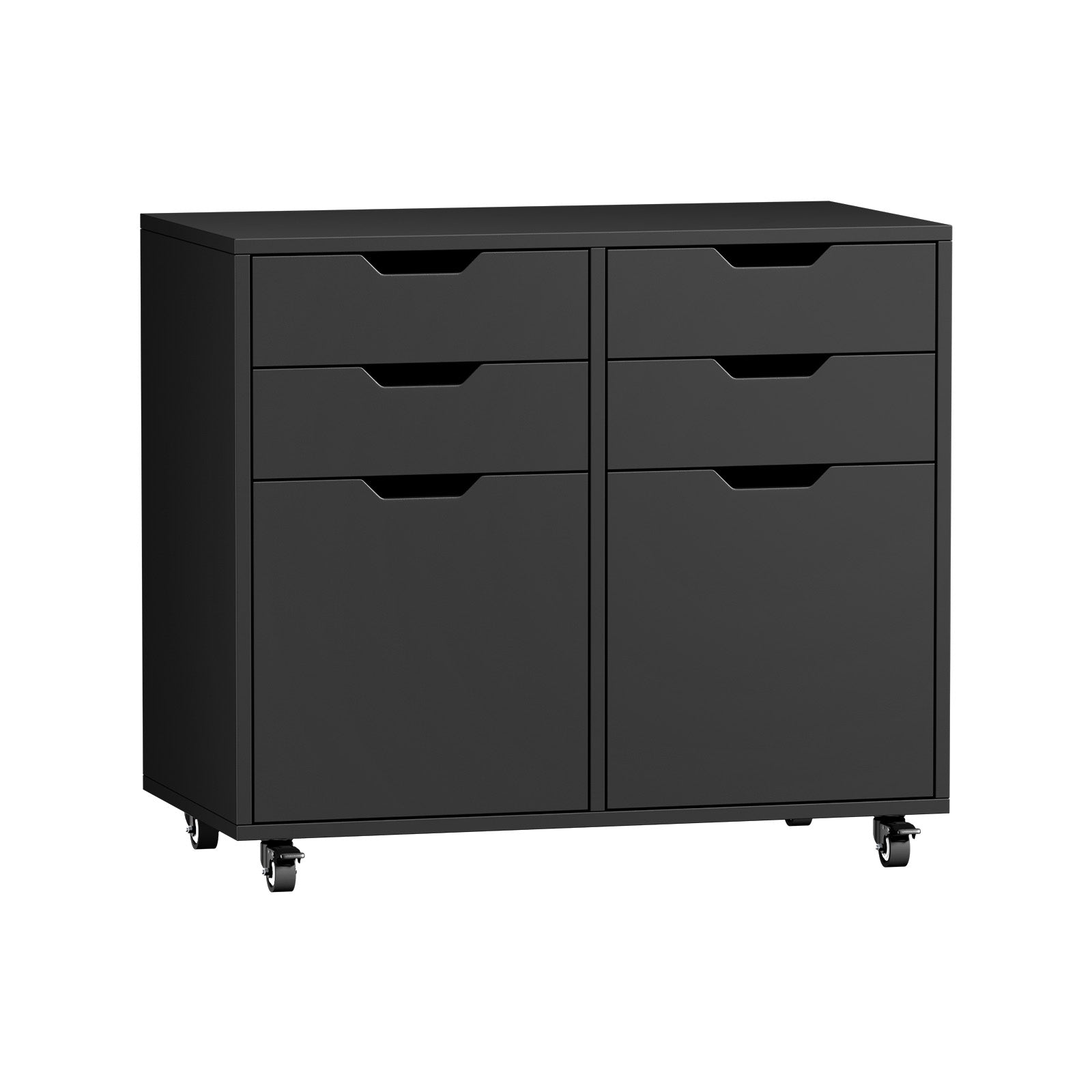 Oikiture Filing Cabinet Mobile Office Storage Cabinet