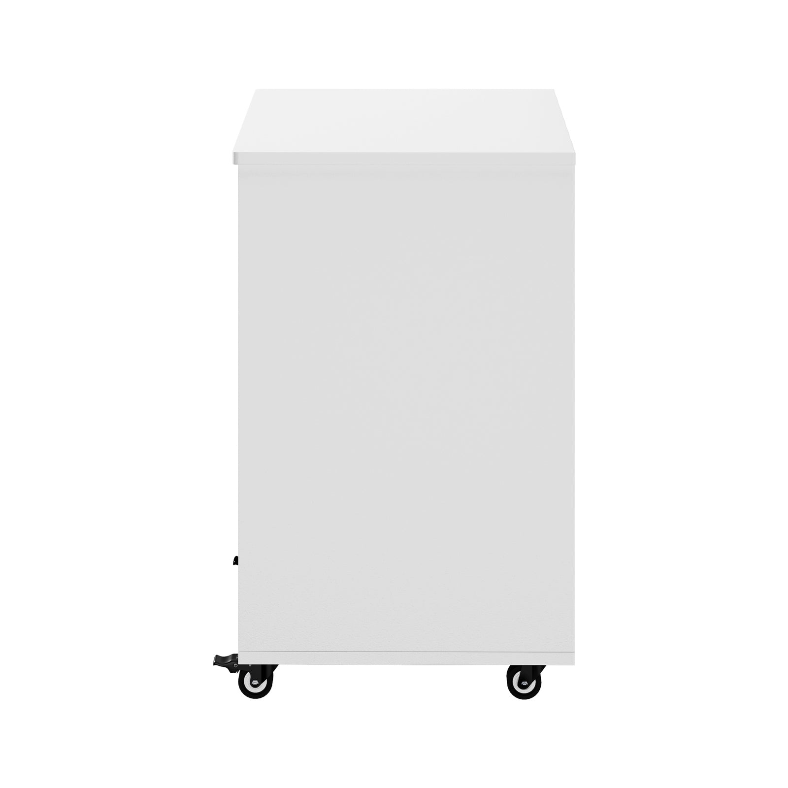 Oikiture 5 Drawer Mobile Filing Cabinet Storage Cabinet Home Office White - Sunyee