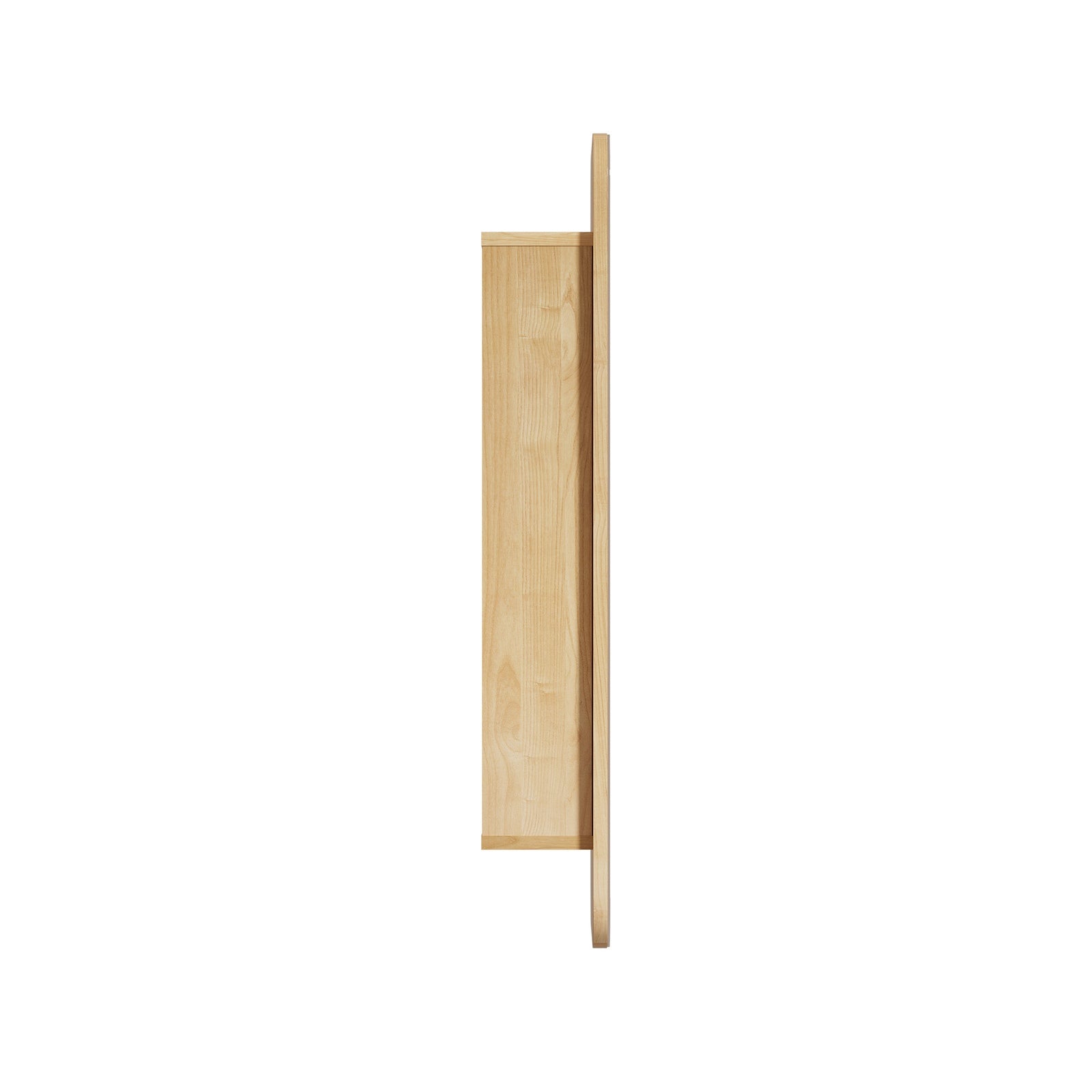 Welba Bathroom Mirror Cabinet Organiser 3-Tier Adjustable Shelves Natural