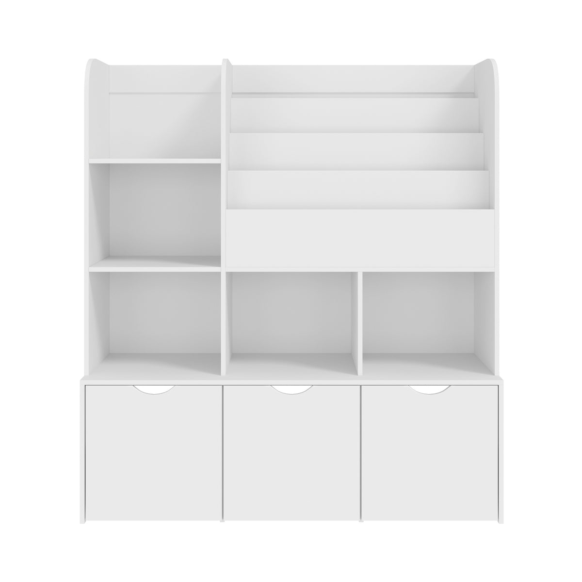 Oikiture Kids Bookcase Toy Organiser Cabinet Bookshelf With Chest Storage - Sunyee
