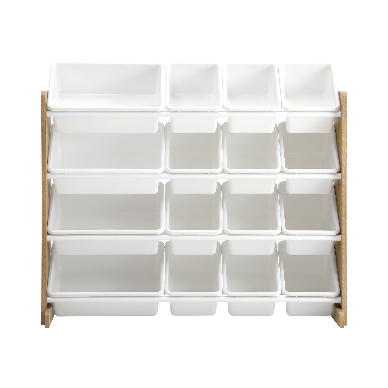 Oikiture Kids Toy Box Organiser 16 Bins Display Shelf Removable Drawer - Sunyee