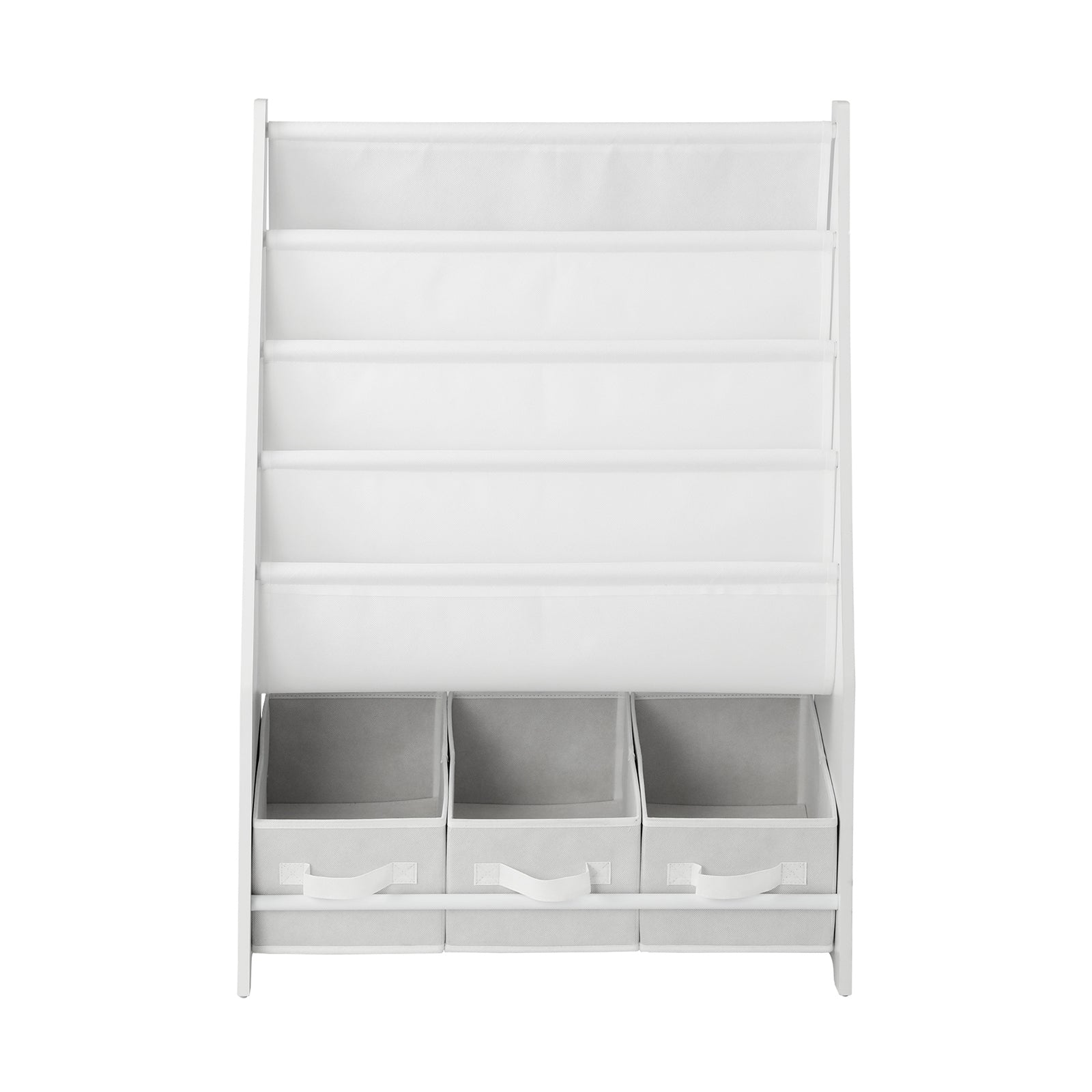Oikiture Kids Bookshelf Toy Storage Box Organiser Display Shelf DIY Storage Rack - Sunyee